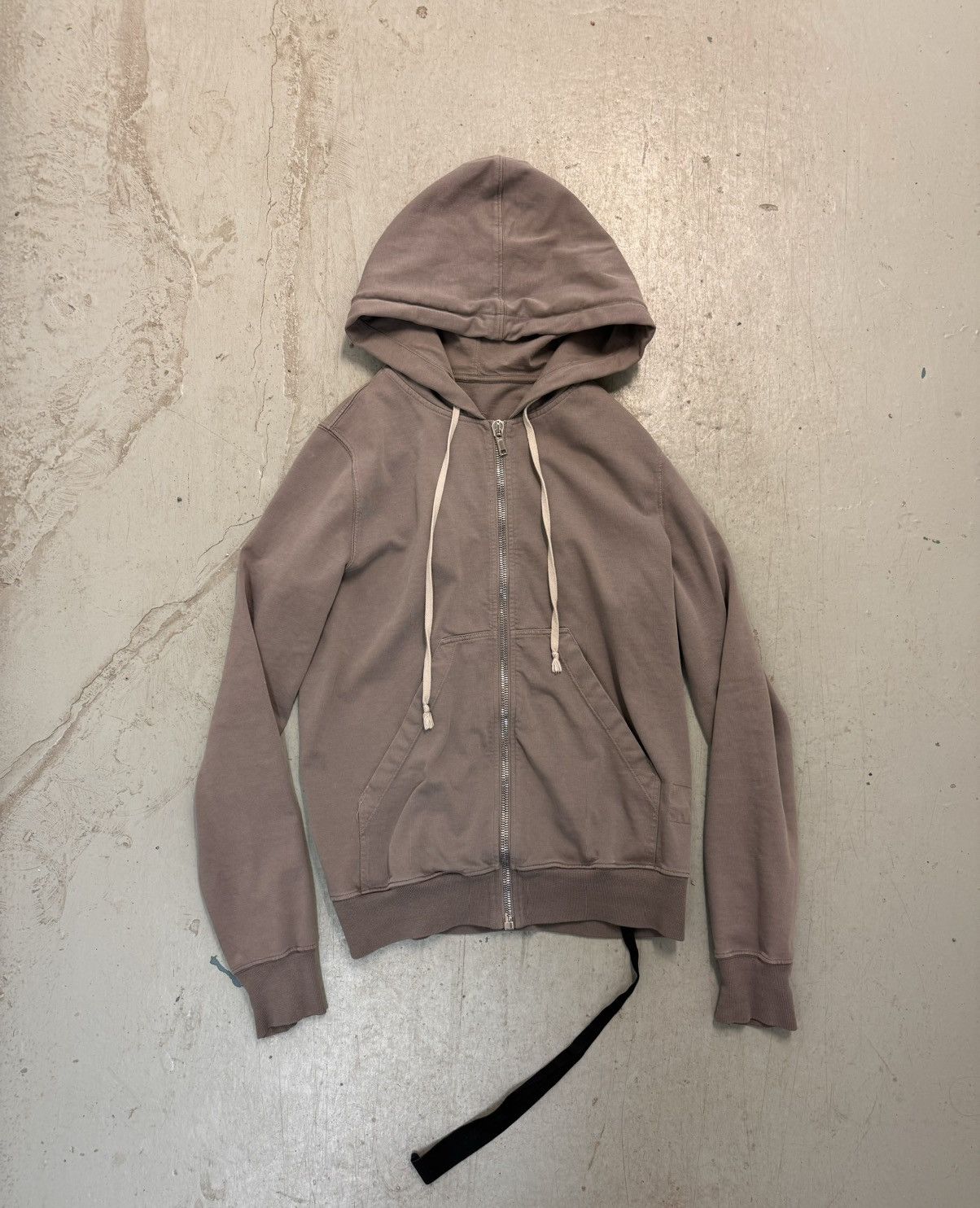 image of Rick Owens Jason Hoodie in Dark Dust, Men's (Size Small)