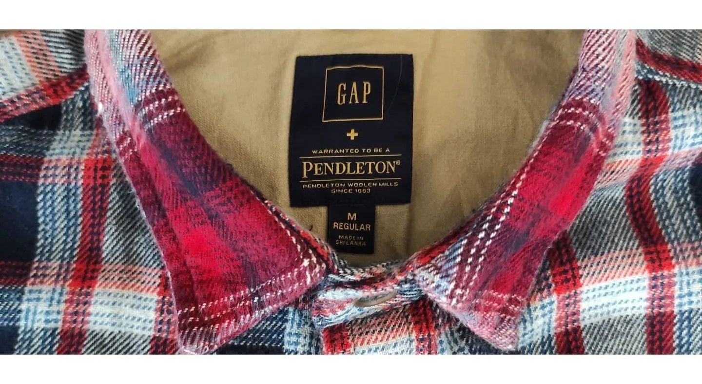 Gap GAP x PENDLETON Custom flannel shirt-Fashionella Size US M / EU 48-50 / 2 - 9 Thumbnail