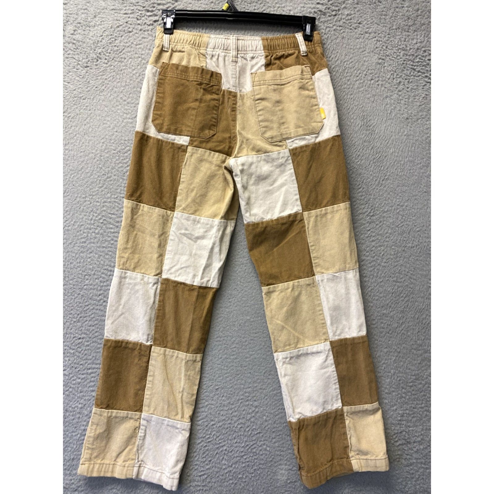 Urban Outfitters Urban Outfitters Pants Unisex S Brown Patchwork Corduroy Baggy Elastic Waist Size 28" / US 6 / IT 42 - 6 Thumbnail
