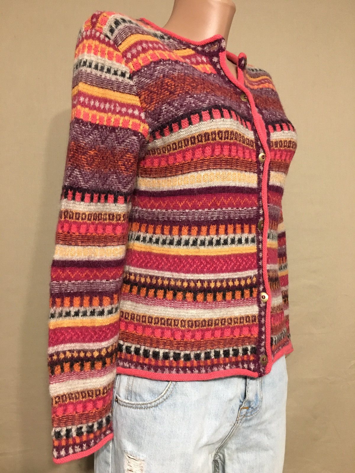 KUNA KUNA Peru Alpaca Cardigan Sweater Size S Size S / US 4 / IT 40 - 3 Thumbnail