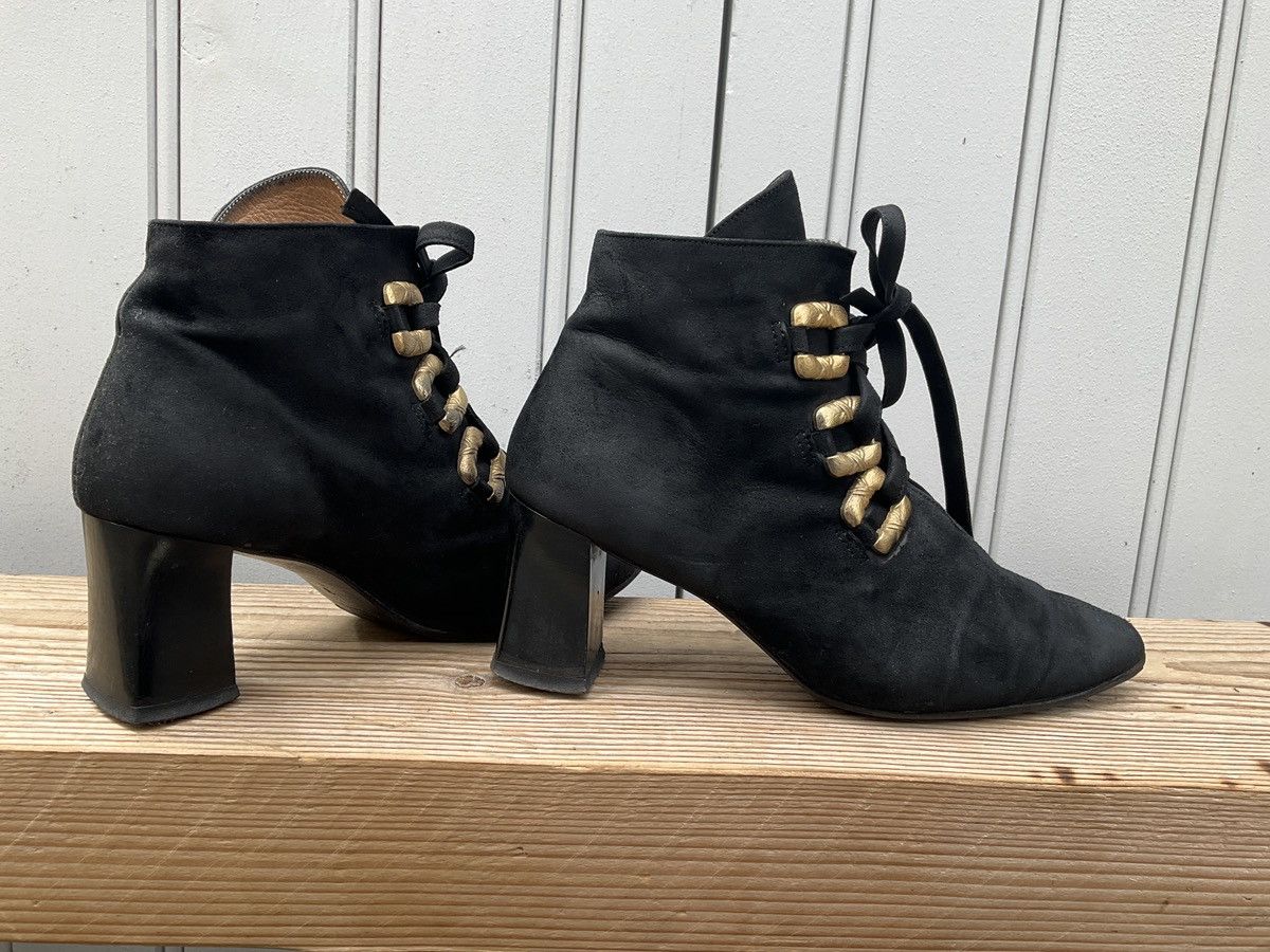 Vintage JB Martin black ankleboots Size US 5 / IT 35 - 4 Thumbnail