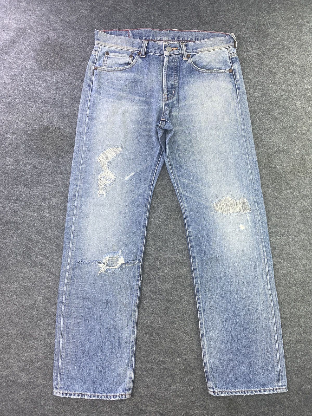 Japanese Brand Japanese Brand Soul Of Freedom Distressed Jeans-J856 Size US 32 / EU 48 - 1 Thumbnail