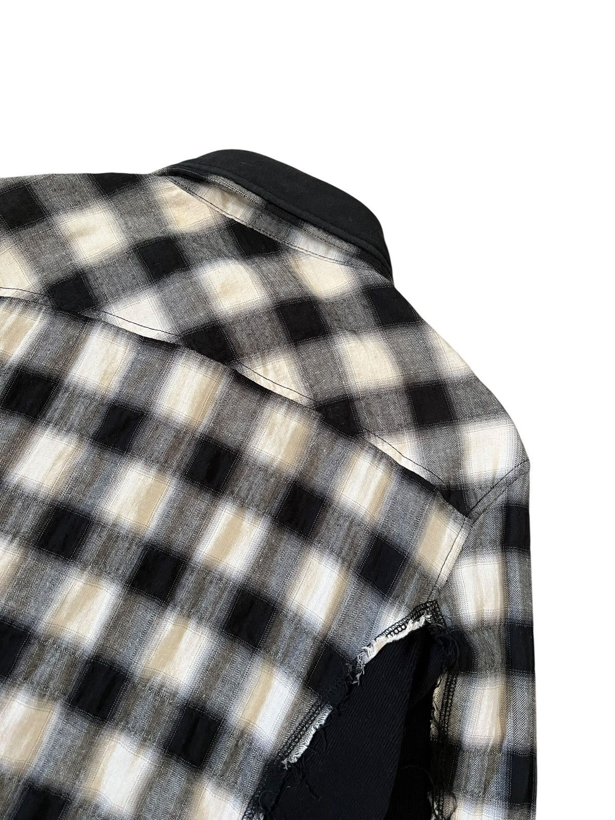 BUFFALO BOBS Buffalo Bobs 🇯🇵 Shadow Plaid Hybrid Button Up Shirt Size US S / EU 44-46 / 1 - 9 Thumbnail