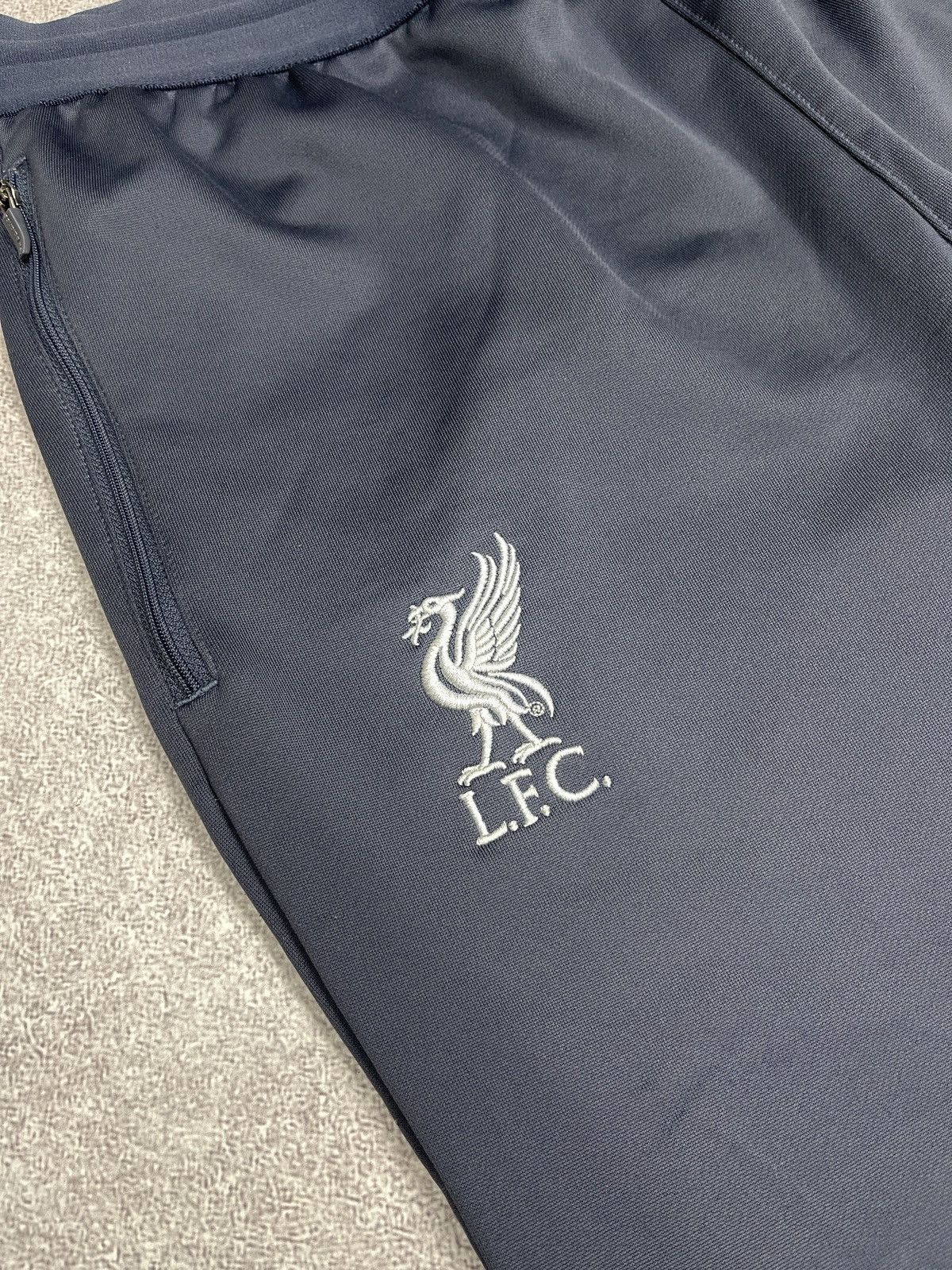 New Balance Mens New Balance Liverpool Football Sweatpants Grey Soccer Size US 34 / EU 50 - 5 Thumbnail