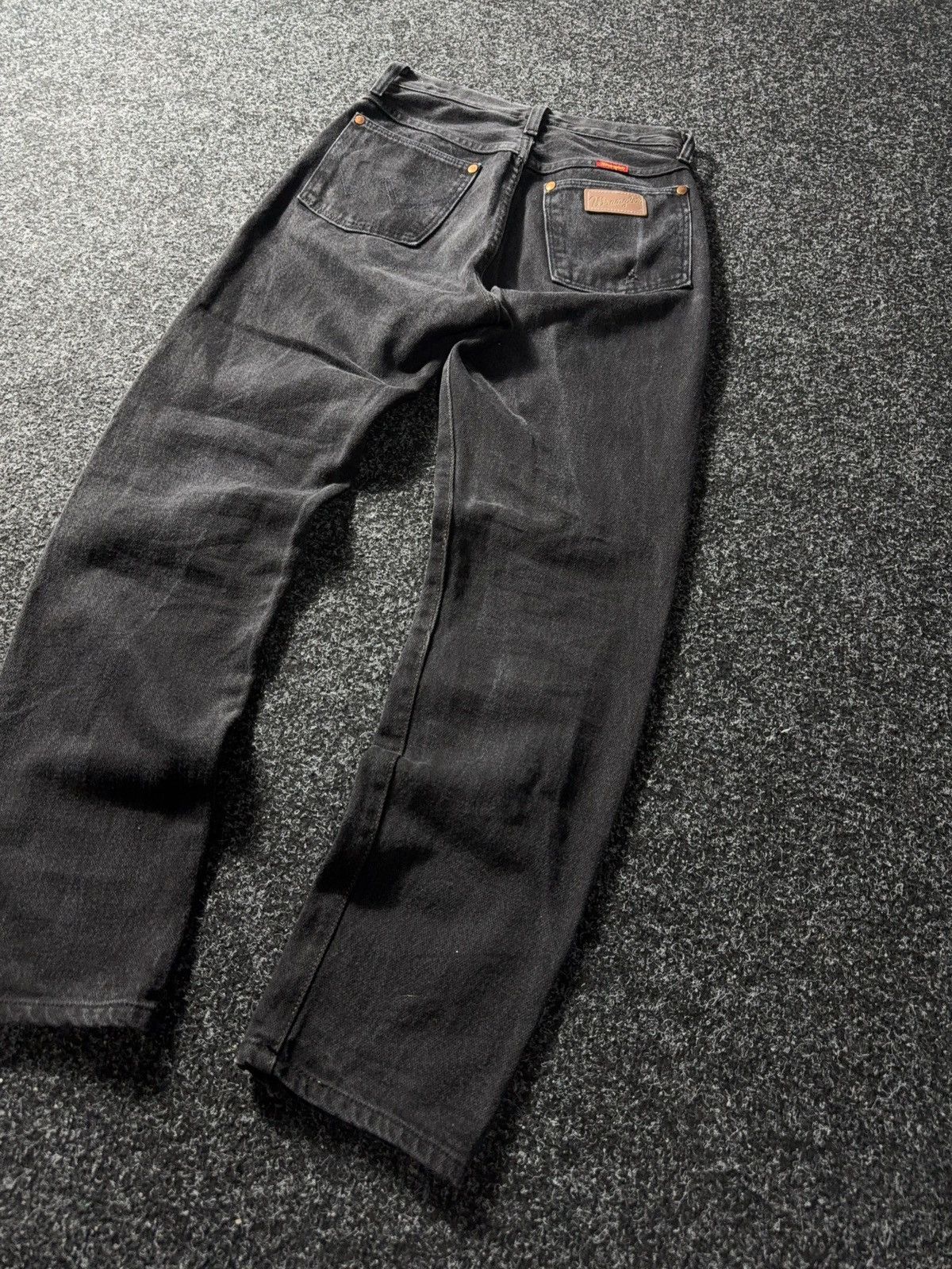 If Six Was Nine × Vintage × Wrangler Vintage 90s Y2K Wrangler USA Black Jeans baggy pants Size 26" / US 2 / IT 38 - 11 Thumbnail