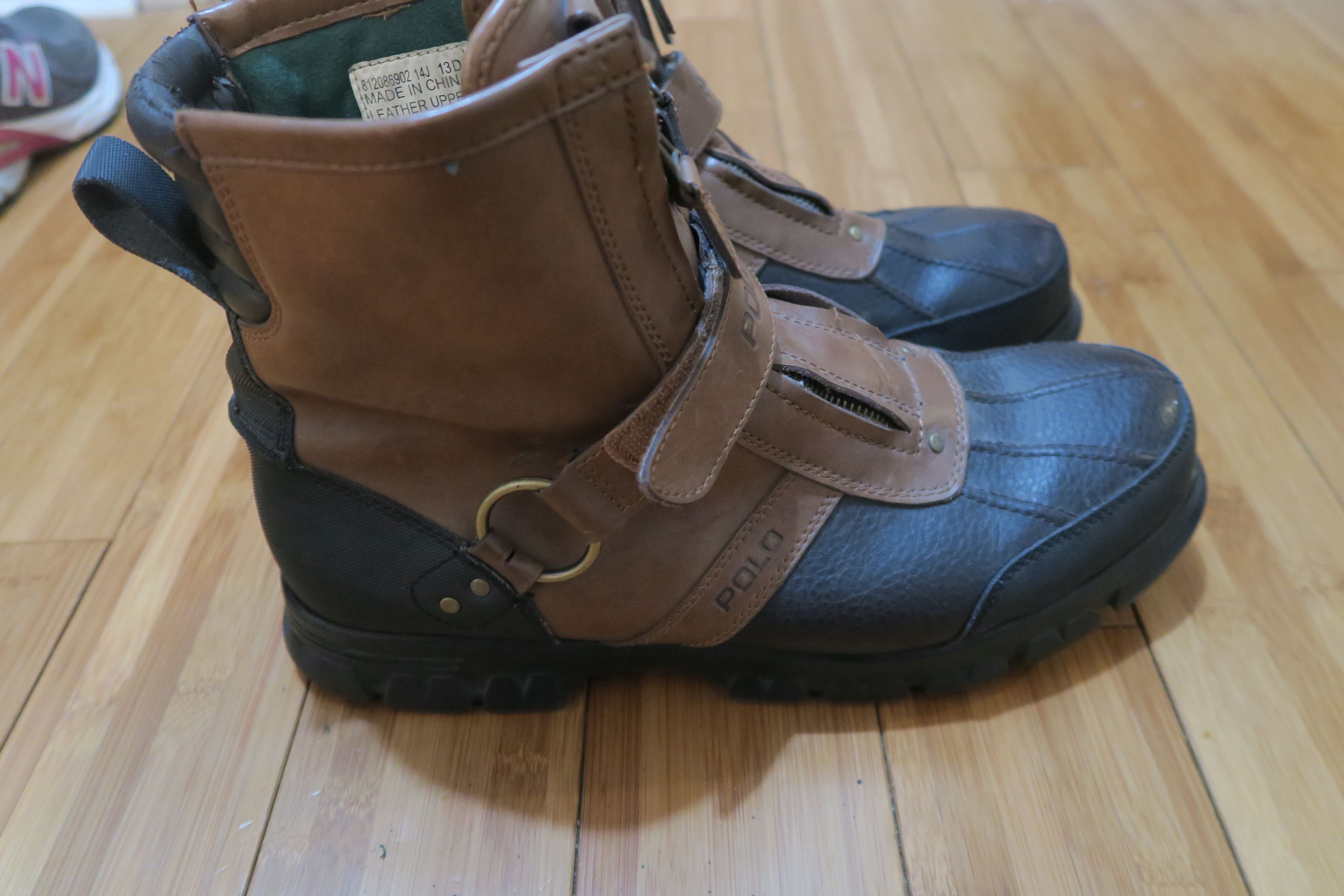 polo ralph lauren conquest hi ii boots