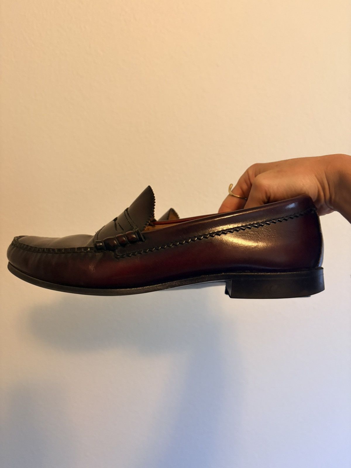 Other Vintage Leather Men’s (Neolite Sole) Loafers Size US 9.5 / EU 42-43 - 4 Thumbnail