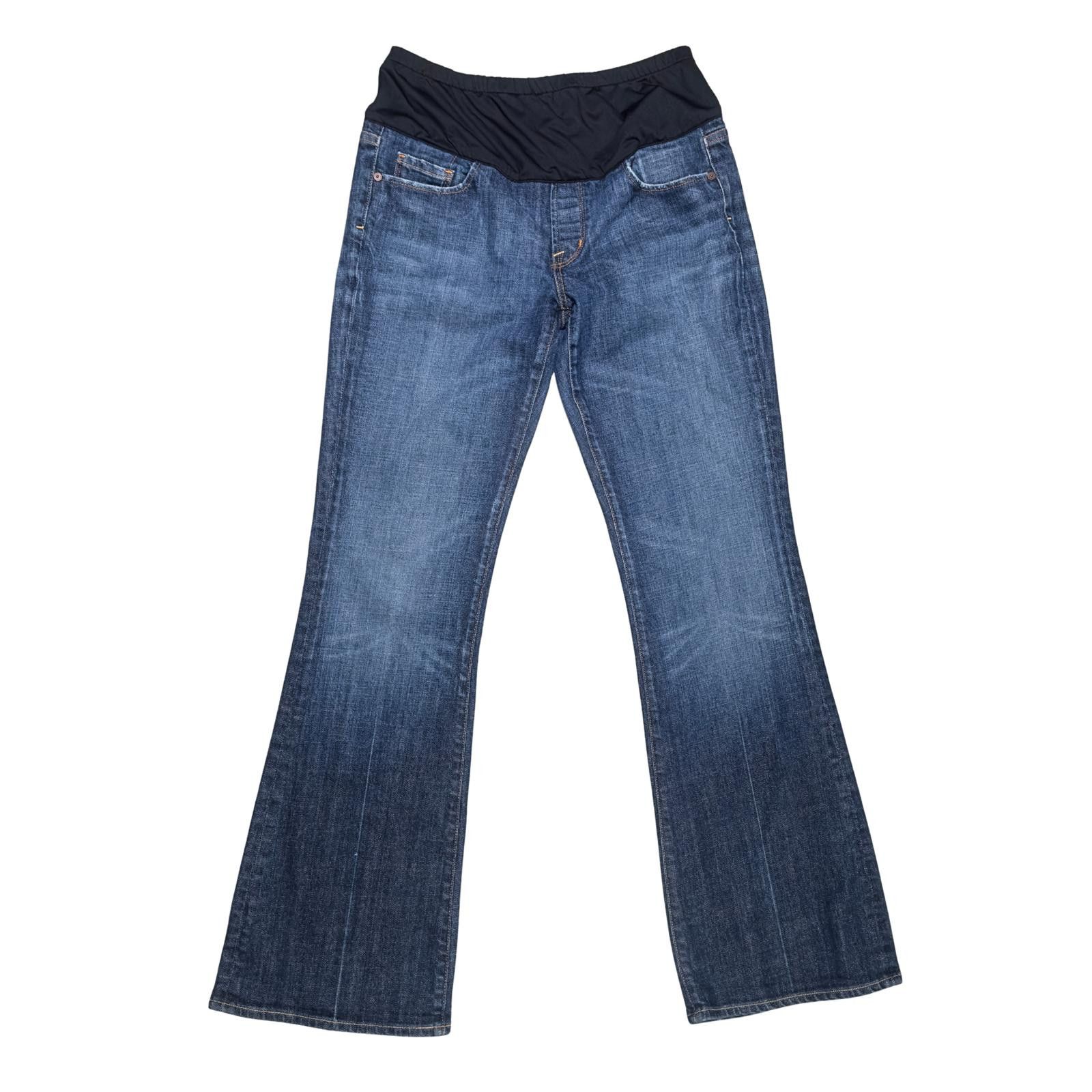 7 For All Mankind 7 For All Mankind Maternity Jeans Bootcut Blue 32 Size 32" / US 10 / IT 46 - 1 Thumbnail