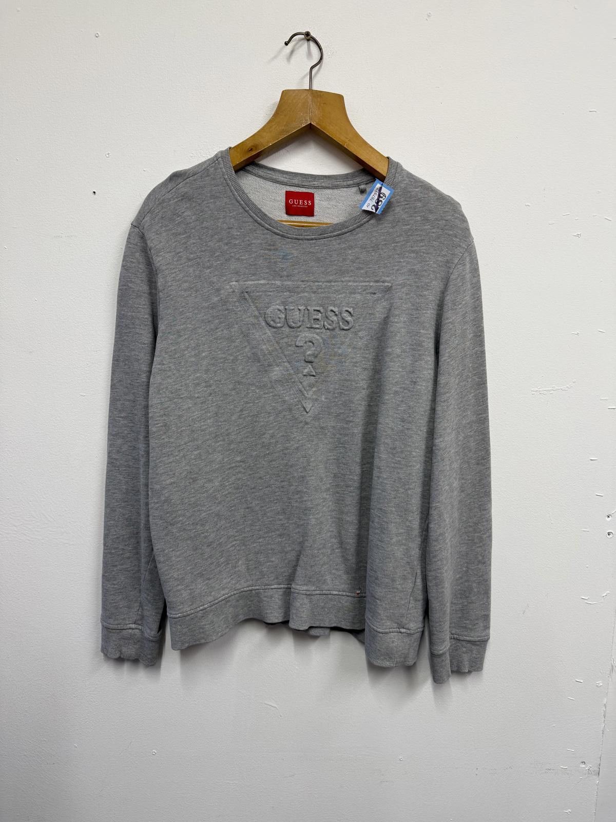 Guess Guess Grey Crewneck Sweatshirt Size US M / EU 48-50 / 2 - 1 Thumbnail