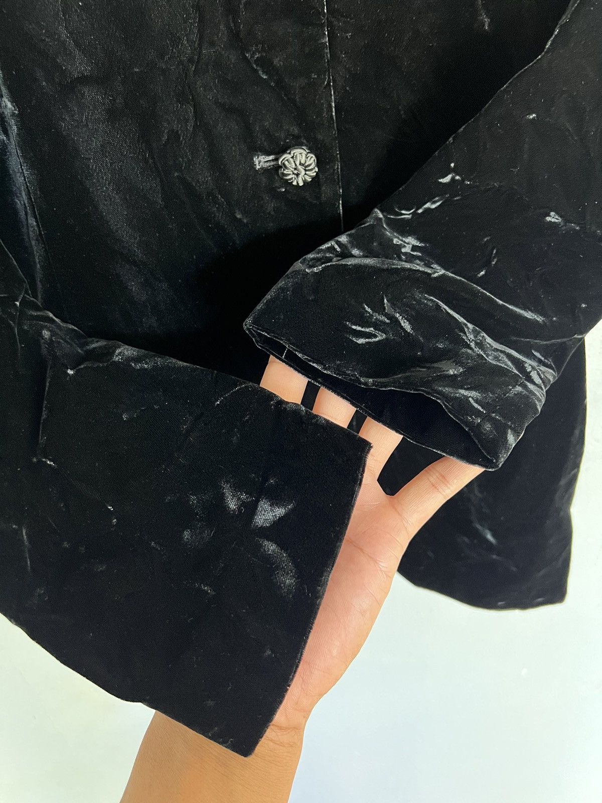 Balenciaga 💸BindingOffer💸Balenciaga Velvet Jacket Size S / US 4 / IT 40 - 4 Thumbnail