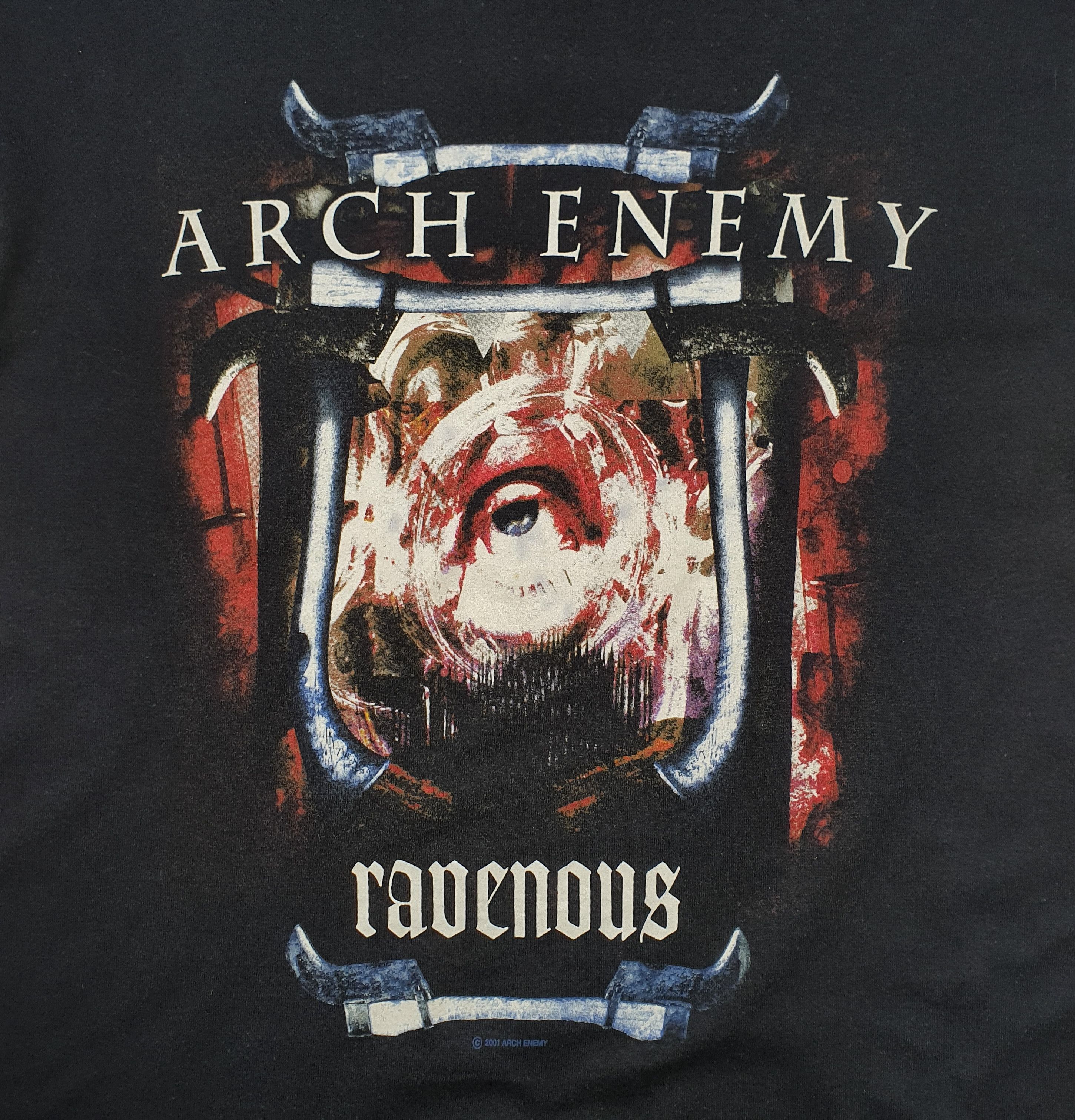 Band Tees × Vintage ARCH ENEMY 2001 Ravenous y2k metal T shirt size Small Size US S / EU 44-46 / 1 - 3 Thumbnail