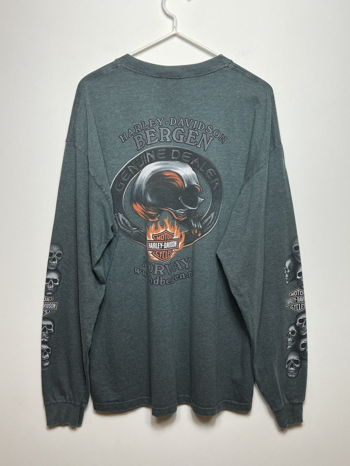 Harley Davidson harley davidson y2k 2008 longsleeve vintage l-xl Size US L / EU 52-54 / 3 - 11 Thumbnail