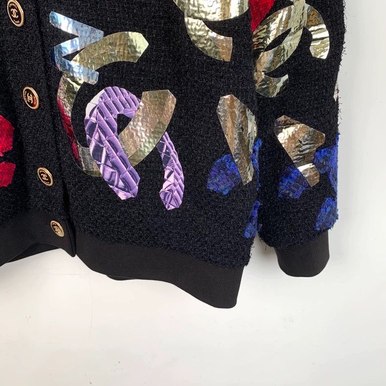 Chanel ChanelHigh-end handicraft workshop color-matched Logo lette Size XXS / US 00 / IT 34 - 4 Thumbnail