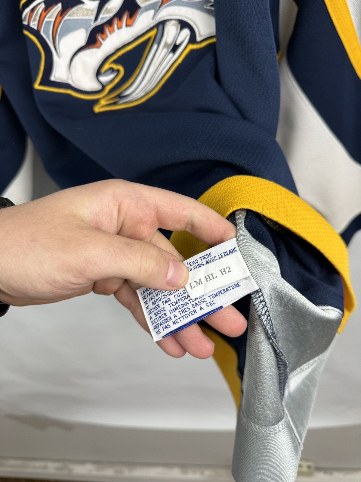 Starter 🇺🇸 Vintage 90s Starter Nashville Predators NHL Hockey Jersey Size US S / EU 44-46 / 1 - 7 Thumbnail