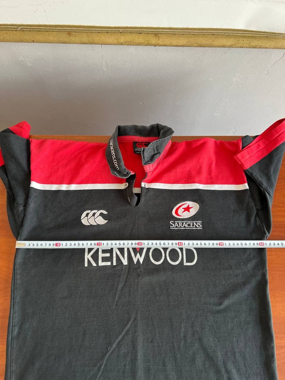 Canterbury of New Zealand 2000/01 SARACENS HOME RUGBY UNION SHIRT JERSEY CANTERBURY Size US XXL / EU 58 / 5 - 20 Thumbnail