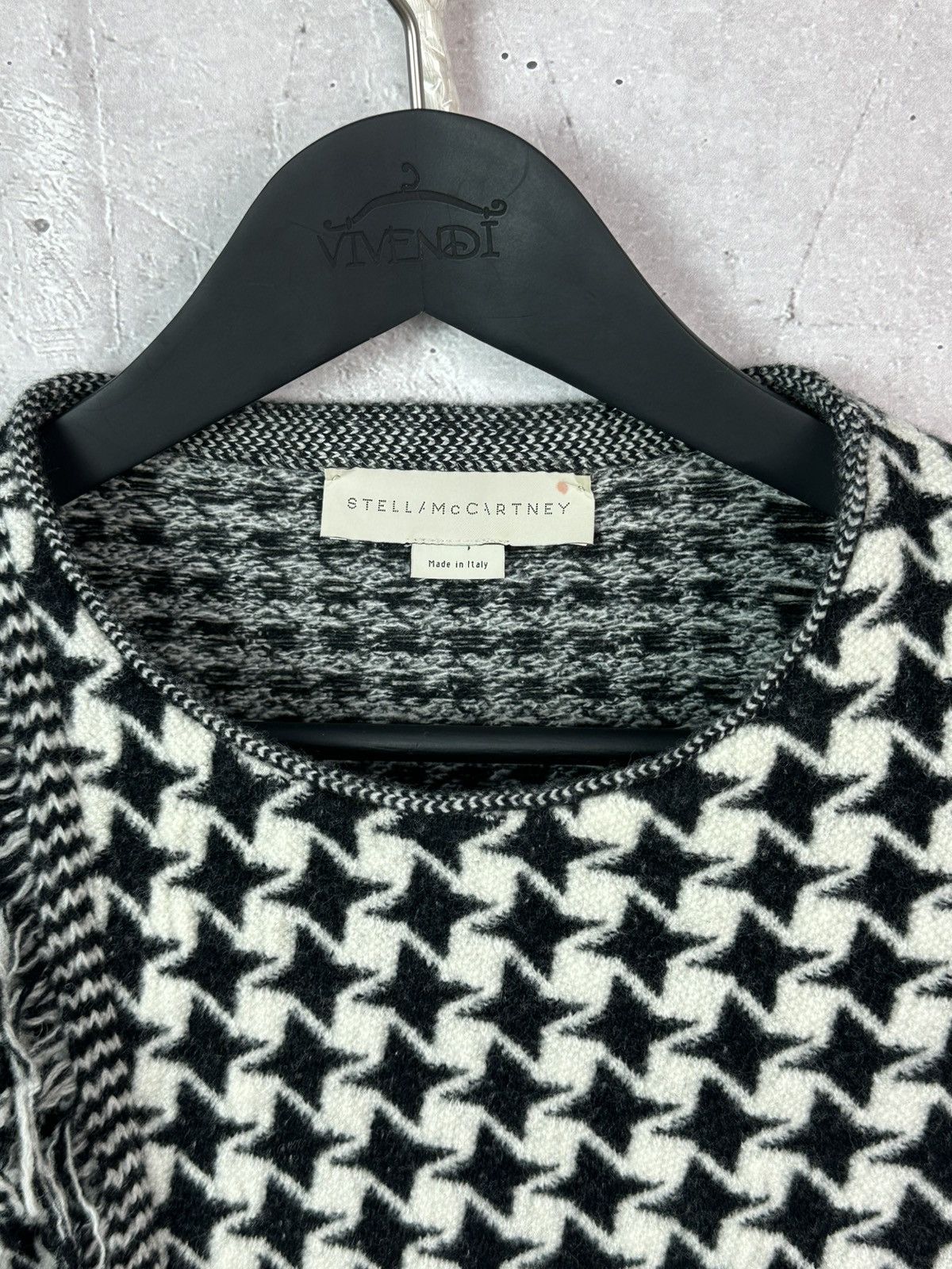 Stella McCartney Stella McCartney 2014 Runway Black White Mini Shift Sweater Size M / US 6-8 / IT 42-44 - 5 Thumbnail