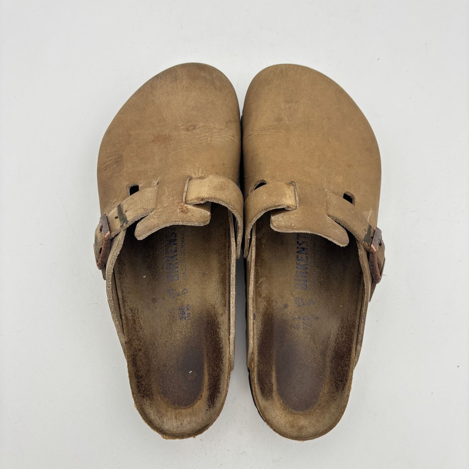 Birkenstock Birkenstock Boston Mule Clogs Leather Slides Mens 41 (8-8.5) Size US 8 / EU 41 - 6 Thumbnail