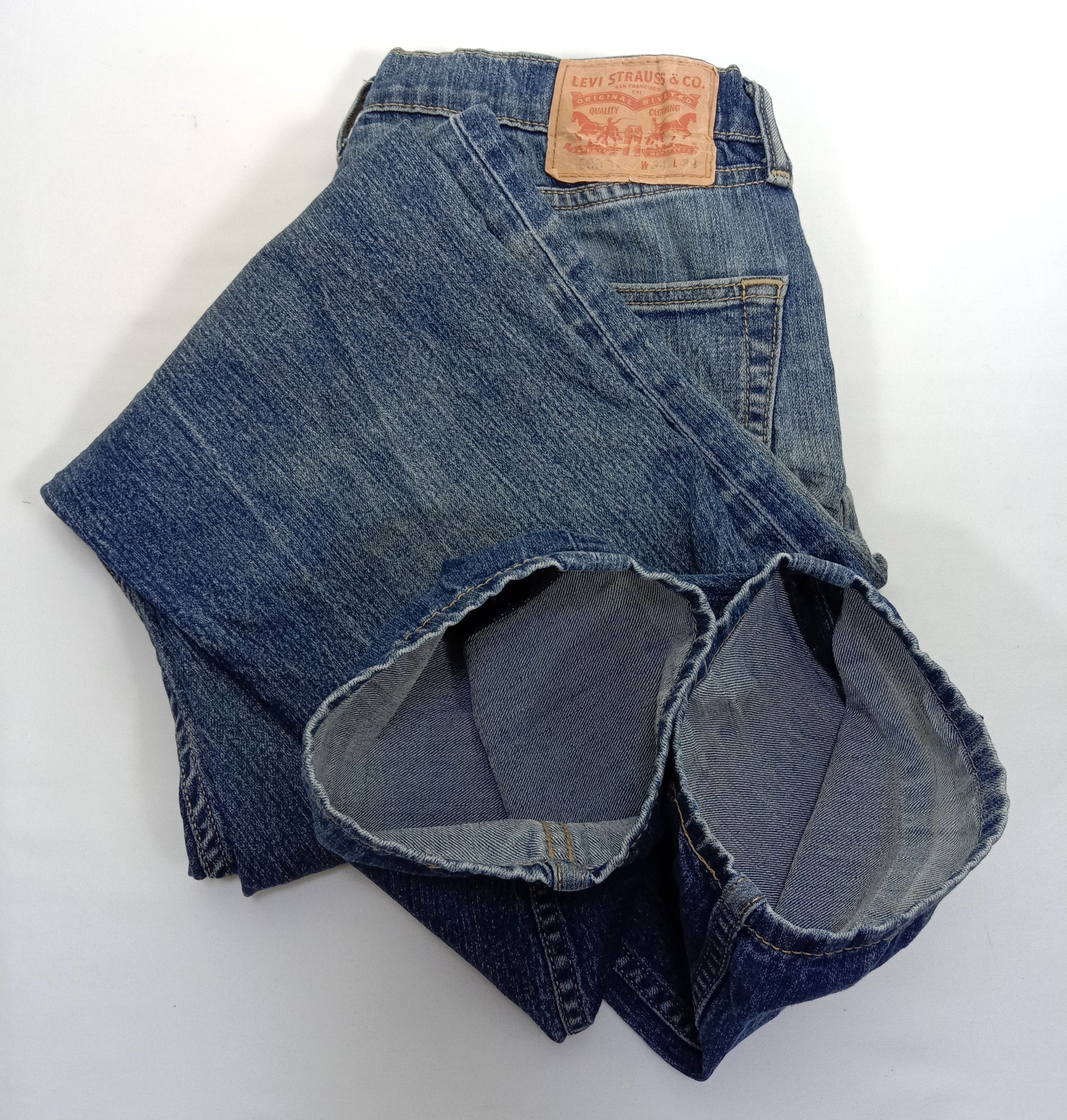 Levi's Vintage Levi's 505 Jeans Earth Tone Ripped Denim Size US 33 - 16 Thumbnail