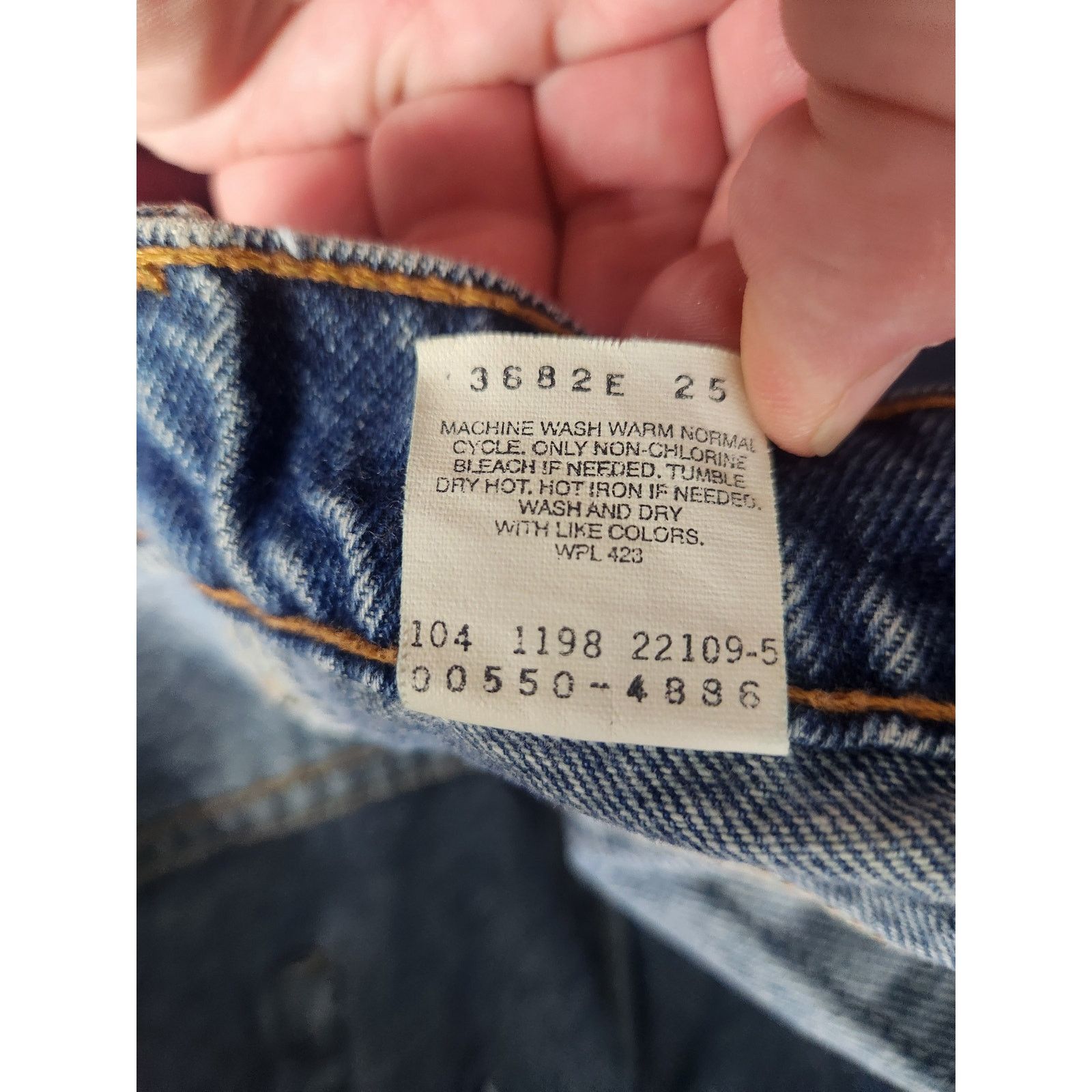 Levi's Vintage 90s Levi's 550 Jeans men's 33 x 32 Size US 33 - 4 Thumbnail