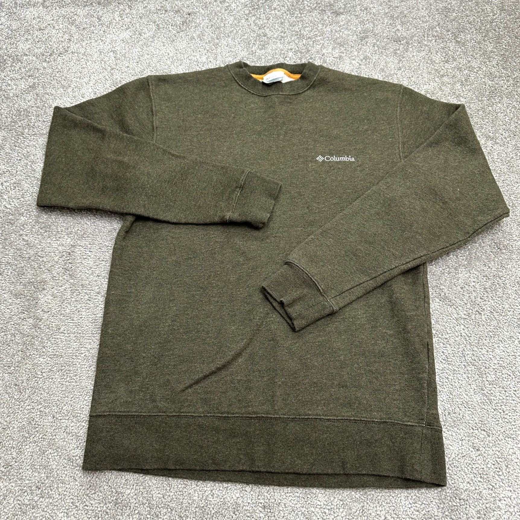 Vintage Columbia Sweatshirt Mens Small Green Crew Neck Fleece Pullover Casual Outdoor Size US S / EU 44-46 / 1 - 2 Thumbnail