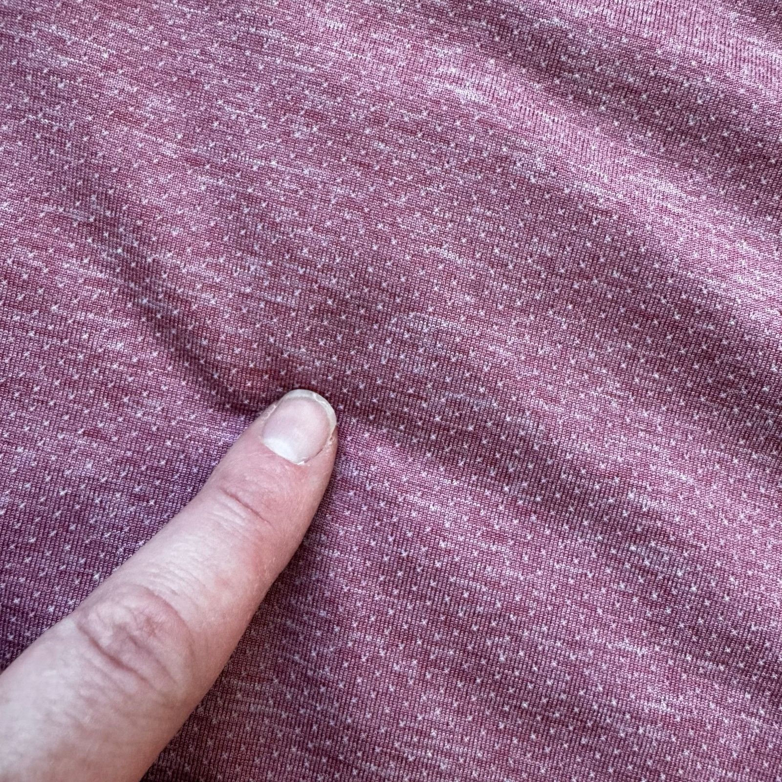 Lululemon Lululemon Surge Warm 1/2 Zip M3AN8S Heathered Orange/ Pink Size US L / EU 52-54 / 3 - 4 Thumbnail