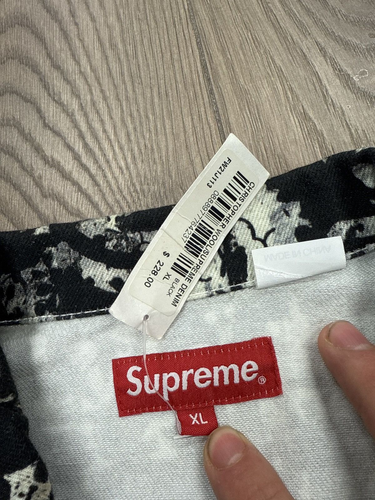 Supreme Supreme Christopher Wool Denim Jacket Size Extra Large Size US XL / EU 56 / 4 - 8 Thumbnail