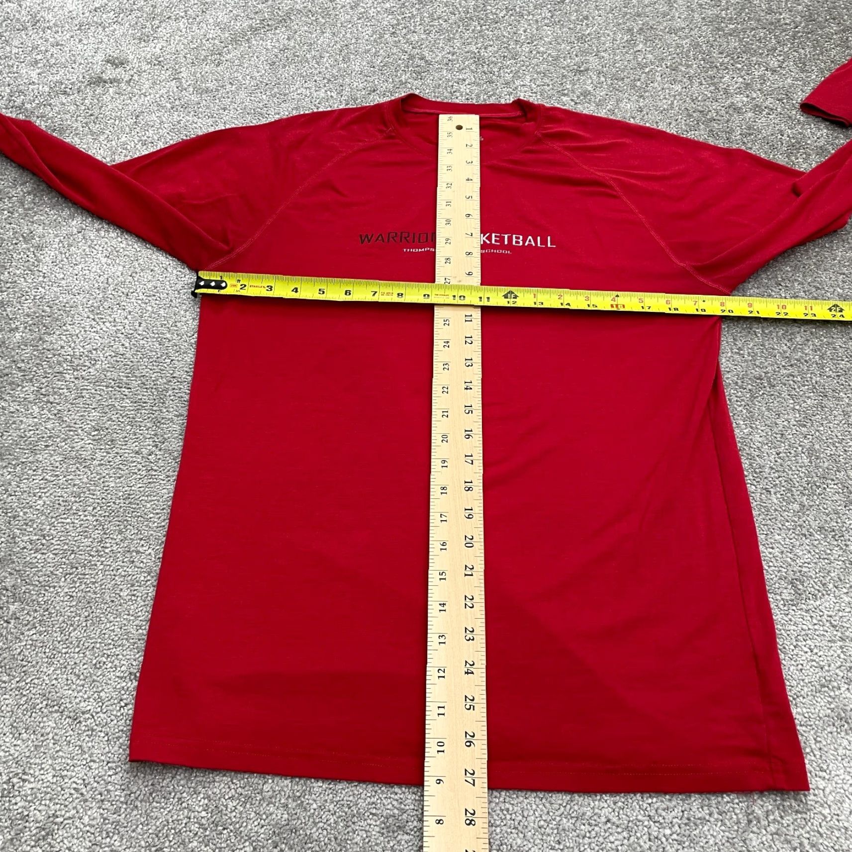 George Under Armour T-Shirt Mens Large Orange Long Sleeve Crew Neck Casual Active Tee Top Size US L / EU 52-54 / 3 - 7 Thumbnail
