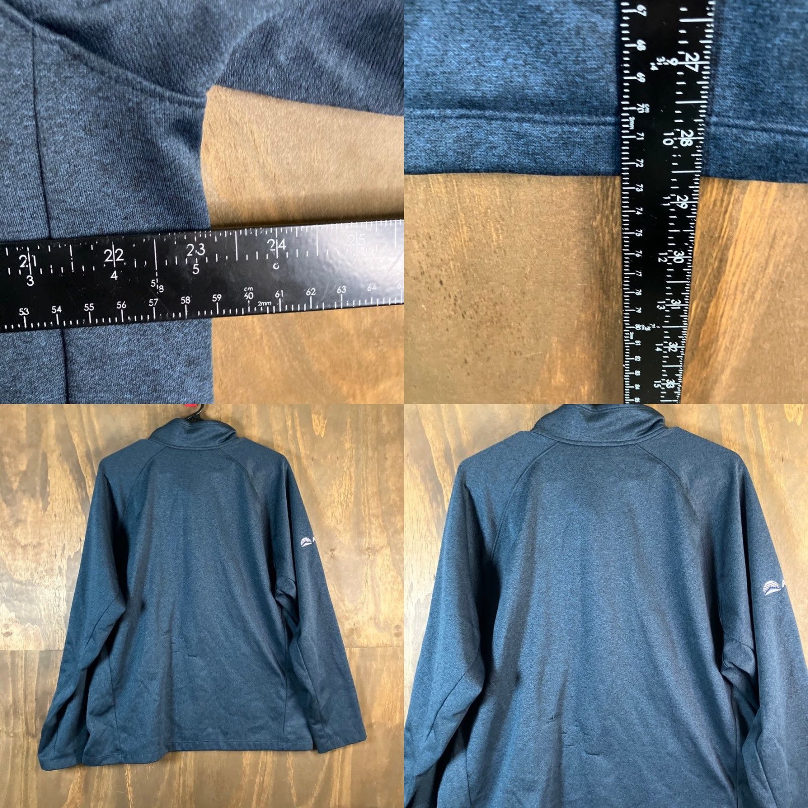 The North Face The North Face Mens Jacket Blue Canyon Flats Apex Full Zip Mock Neck XLarge Jacket Mens Regular Size XL Blue Athleisure Casual Activewear Walking Size US XL / EU 56 / 4 - 8 Thumbnail