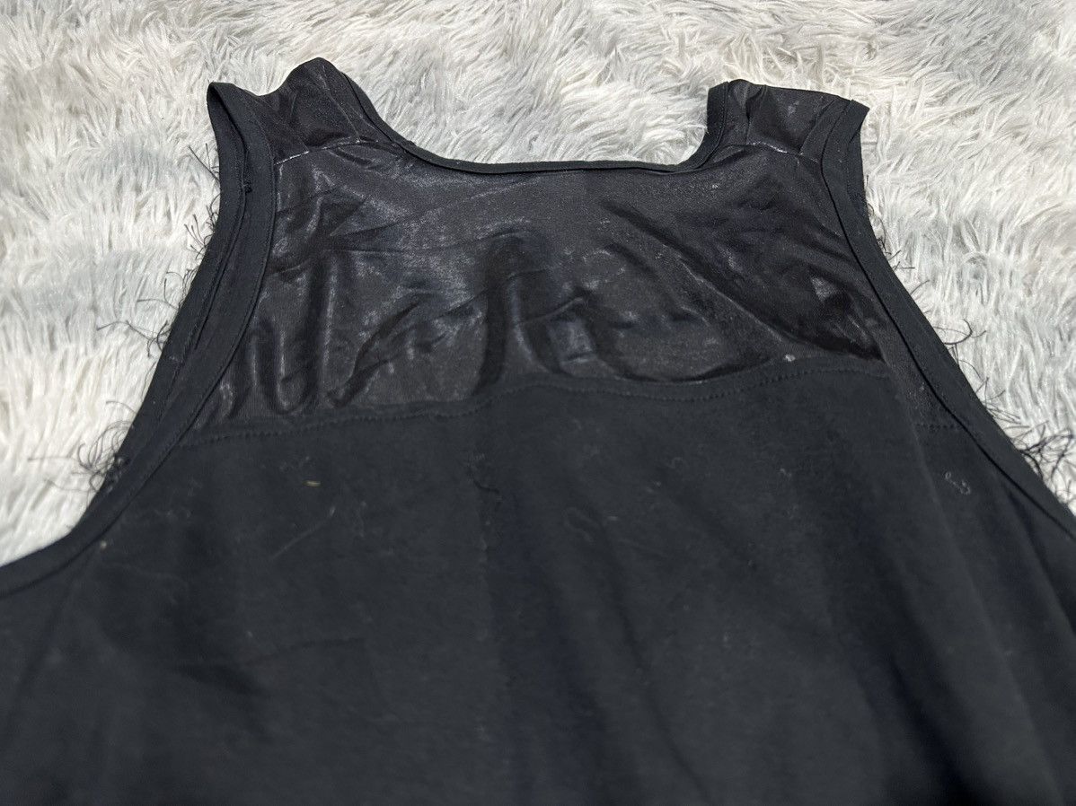 If Six Was Nine 🔥Sick Y2K Swan Lake Black Fur Tank Top Vkel Goth Punk Size US M / EU 48-50 / 2 - 6 Thumbnail