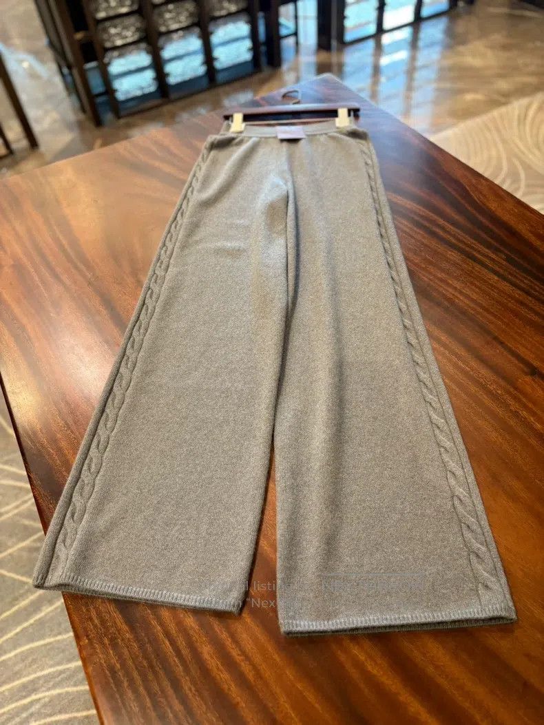 Loro Piana Loro Piana Cashmere Knit Long Pants Size 27" / US 4 / IT 40 - 3 Thumbnail