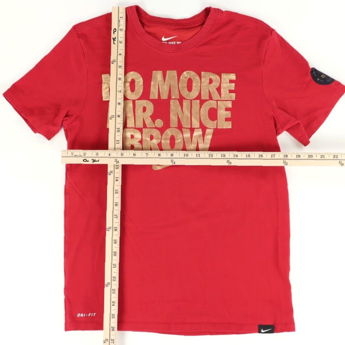 Nike Nike Shirt Men Red "Anthony Davis No More Mr Nice Brow" T-Shirt M Size US M / EU 48-50 / 2 - 3 Thumbnail