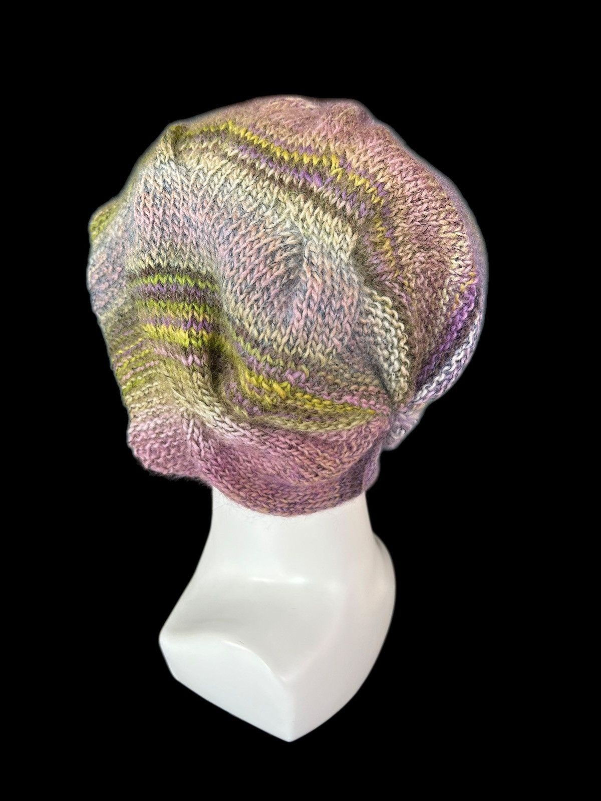 Japanese Brand × Kapital × Vintage Crochet Knitted handmade Hairy big Beanie Hats Rare ☠️☠️ Size ONE SIZE - 5 Thumbnail