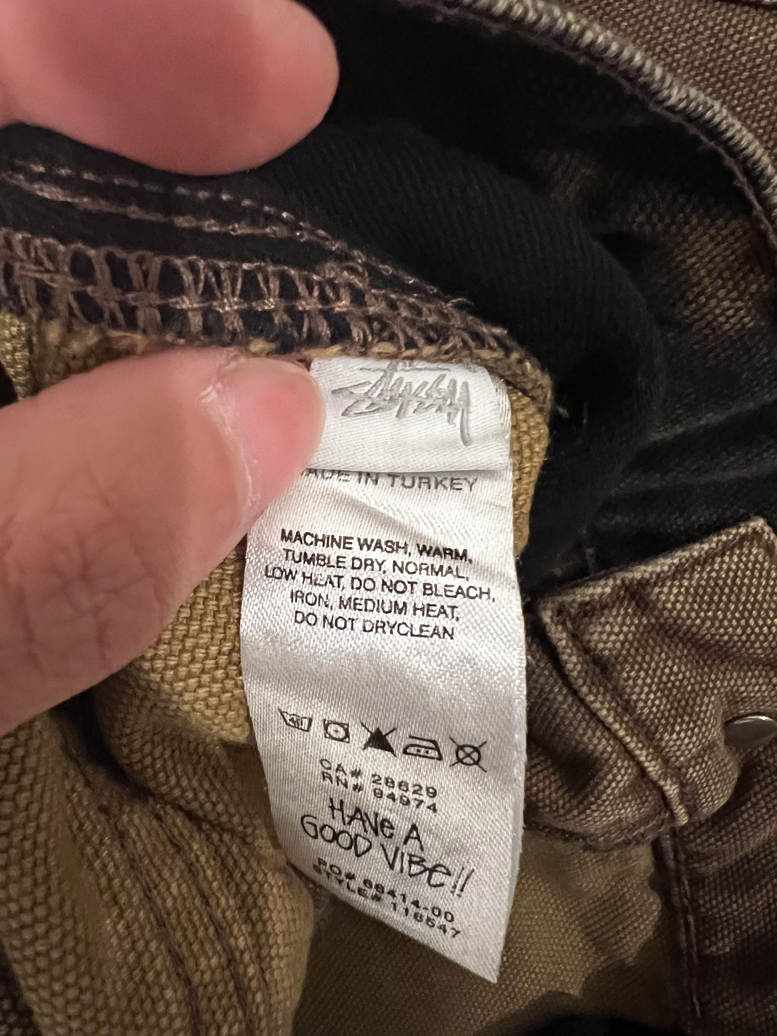 Stussy Stussy Floral Dye Work Pant 'Brown' Size US 30 / EU 46 - 5 Thumbnail