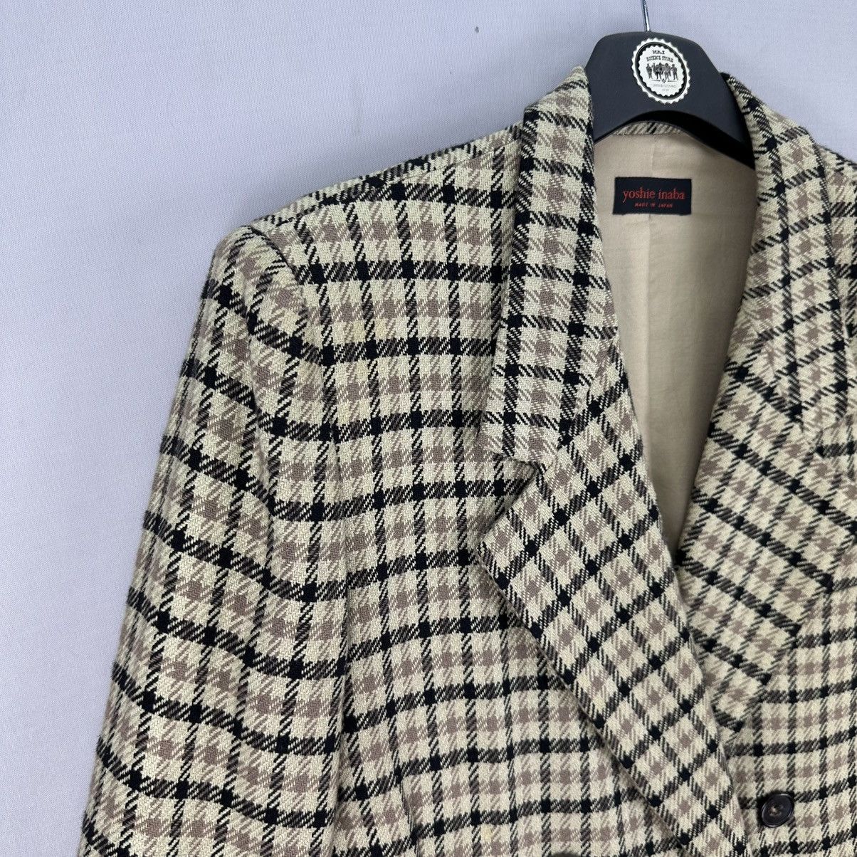yoshie inaba Vintage 90's Yoshie Inaba Wool Coat Jacket Double Breasted Size M / US 6-8 / IT 42-44 - 2 Thumbnail