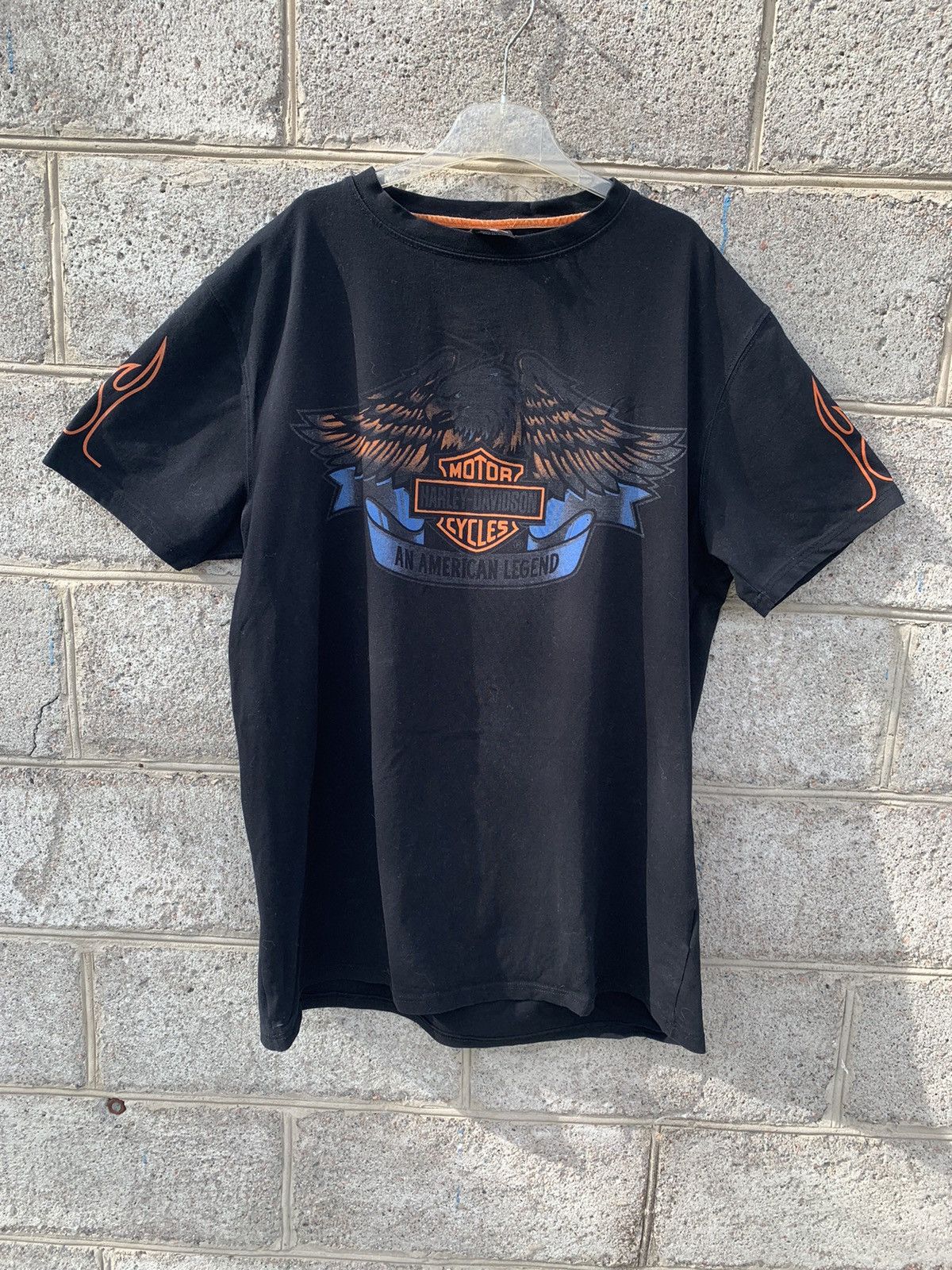 Harley Davidson × Vintage 🦅 Harley Davidson vintage eagle t shirt y2k Size US XL / EU 56 / 4 - 1 Thumbnail