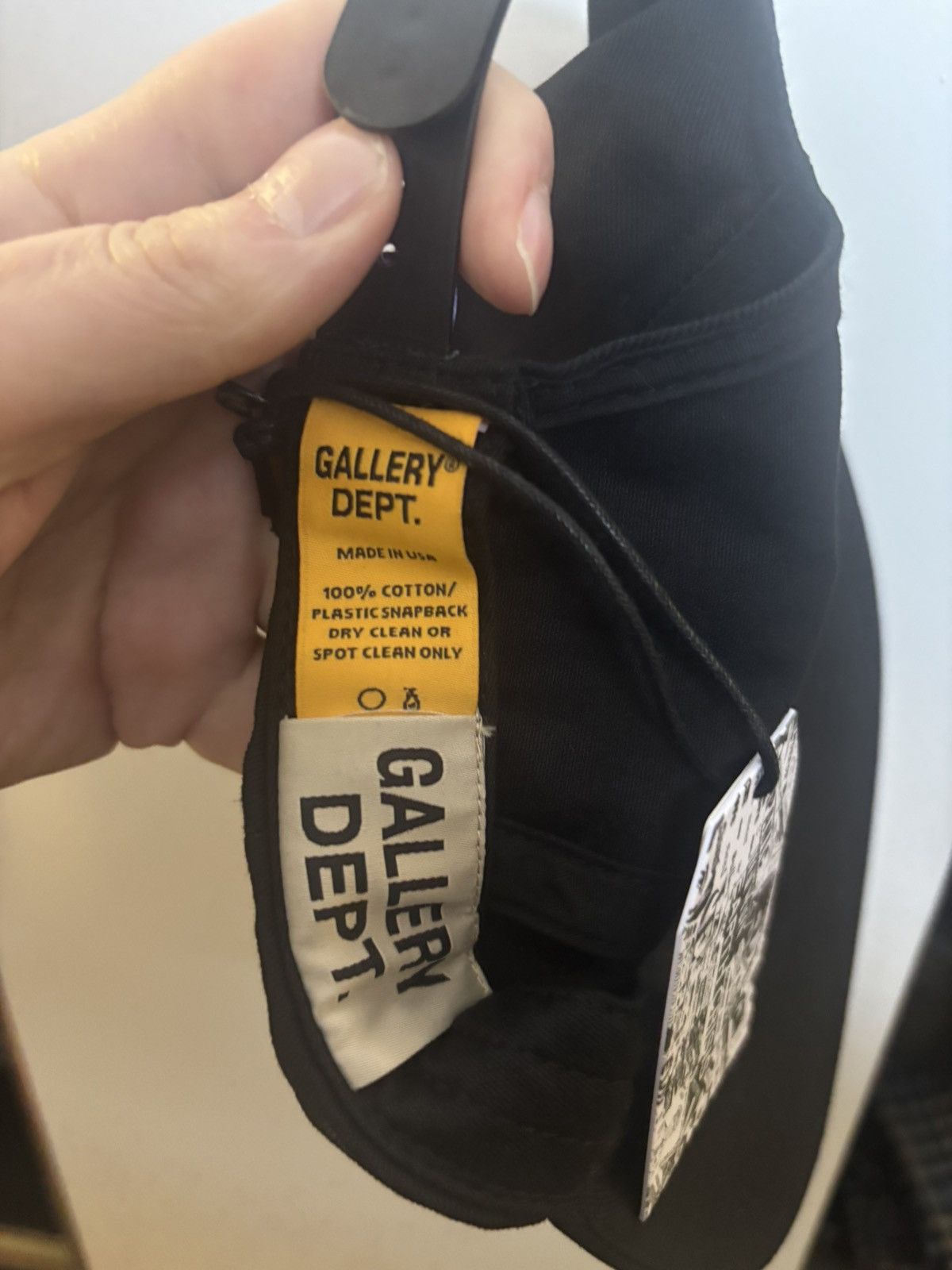 Gallery Dept. GALLERY DEPT Chateau Josue Resort Baseball Cap In Black Size ONE SIZE - 4 Thumbnail