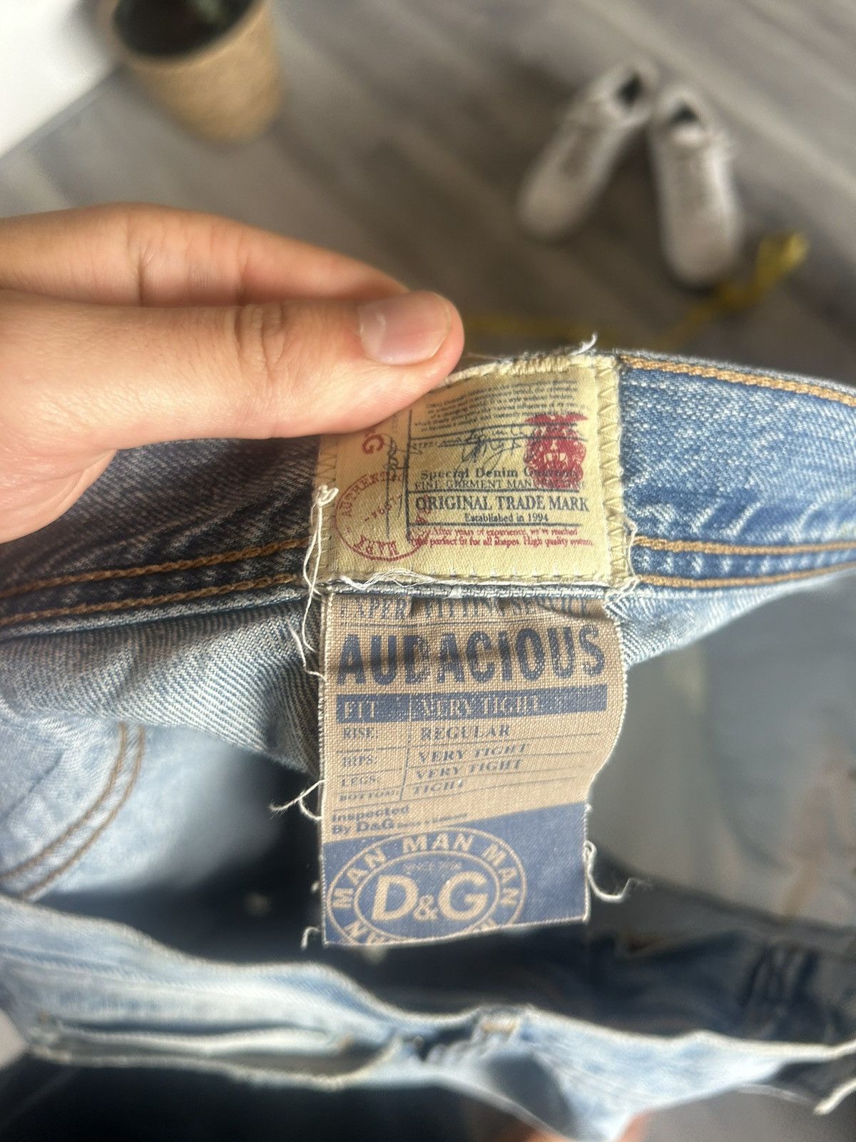 Dolce & Gabbana Light Blue Destroyed Jeans Size US 36 / EU 52 - 15 Thumbnail