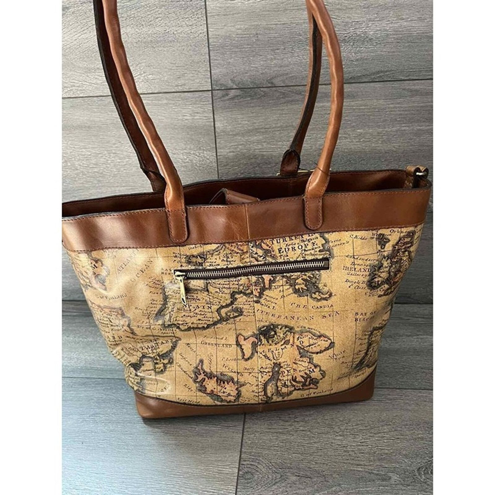 Patricia Nash Patricia Nash Mallory Convertible Leather tote European Map Size ONE SIZE - 4 Thumbnail