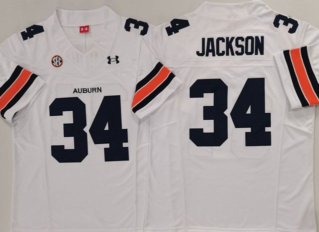 Other Men's Auburn Tigers #34 Bo Jackson White 2024 2024 Jersey Size US S / EU 44-46 / 1 - 1 Thumbnail