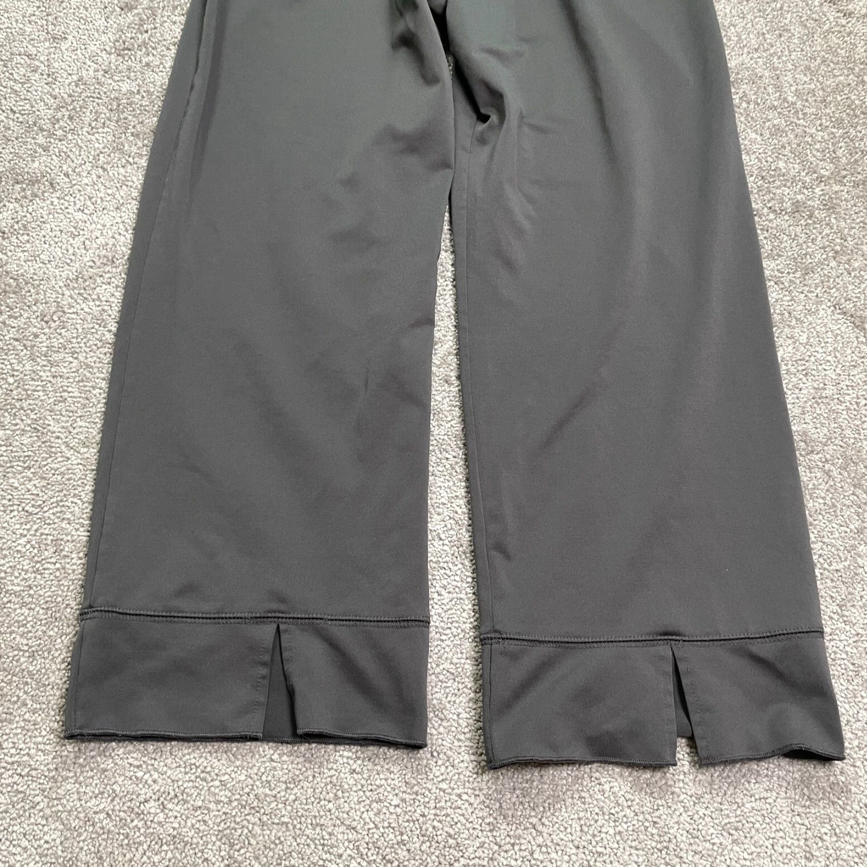 Vintage So Sporty Leggings Women M Gray Athletic Casual Active Crop Straight Leg Style Size 32" / US 10 / IT 46 - 3 Thumbnail