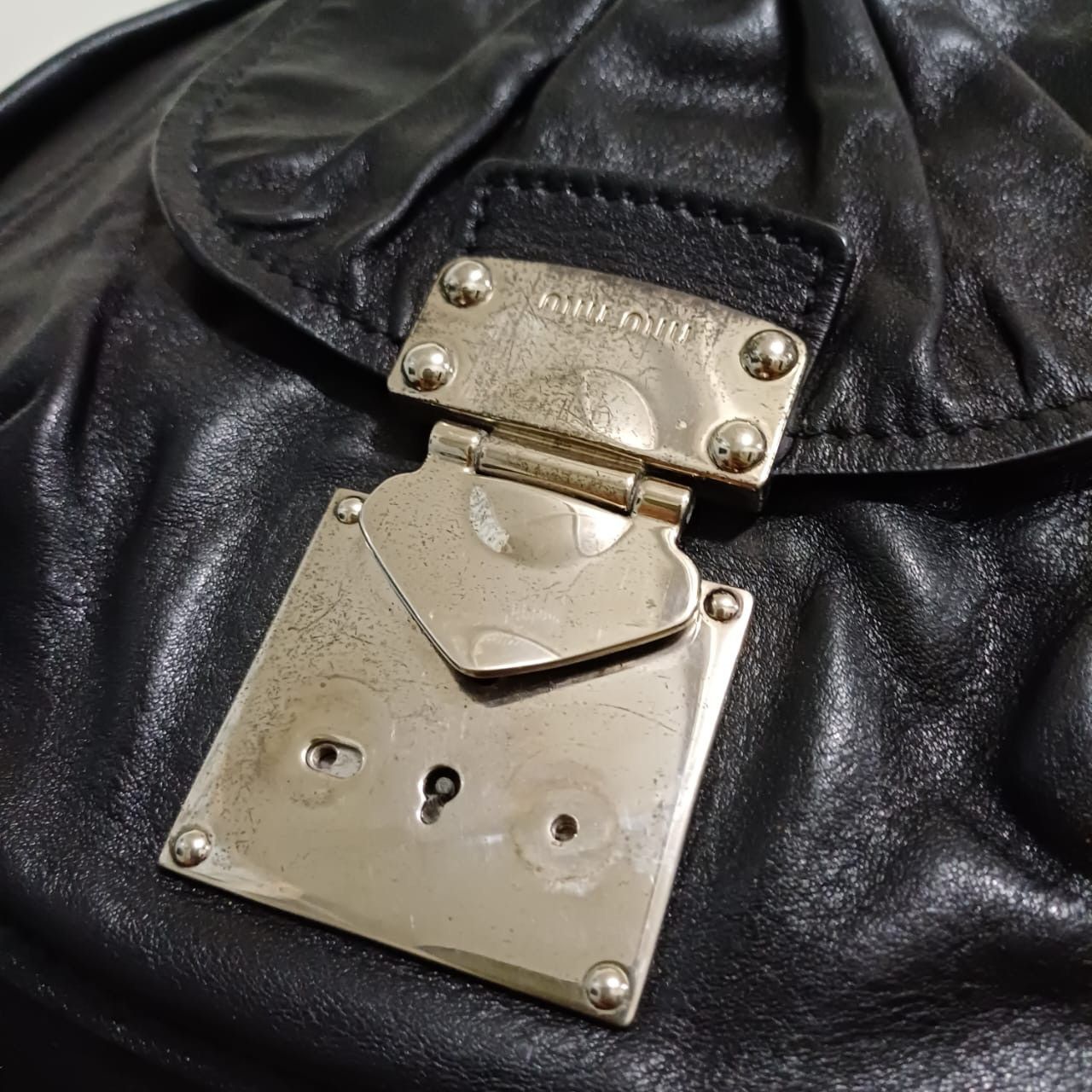 Miu Miu 💥Last Drop💥Vintage Miu Miu Leather Handle Bag Size ONE SIZE - 7 Thumbnail