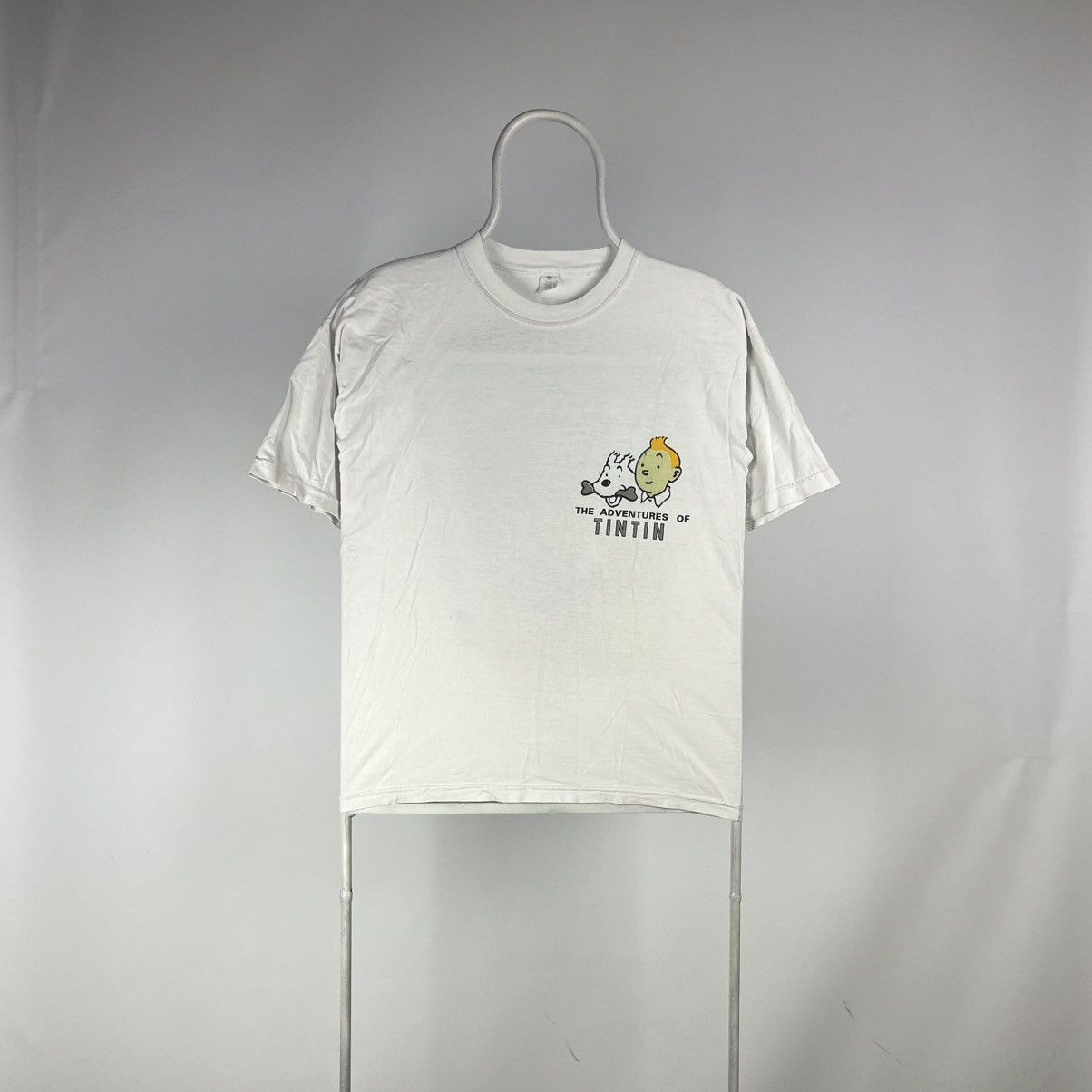 Cartoon Network Tin tin in the Congo vintage 90s the adventures movie tee Size US M / EU 48-50 / 2 - 2 Thumbnail