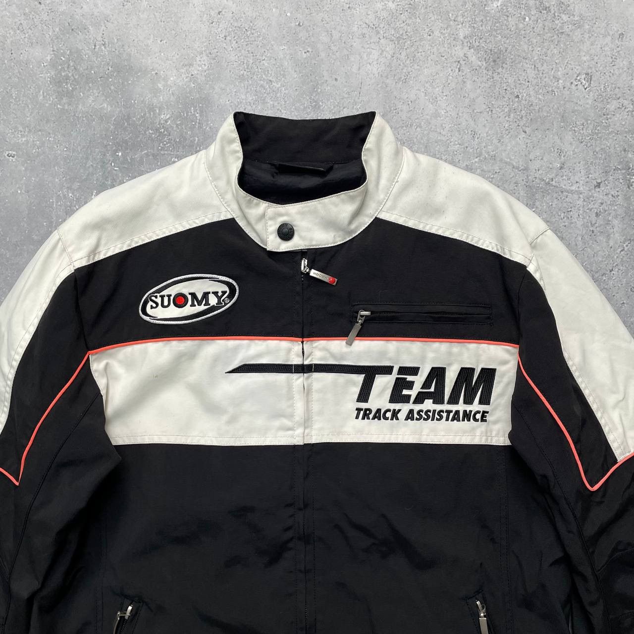 Vintage Vintage 2000s Suomy Track Assistance Team Racing Jacket Size US L / EU 52-54 / 3 - 3 Thumbnail