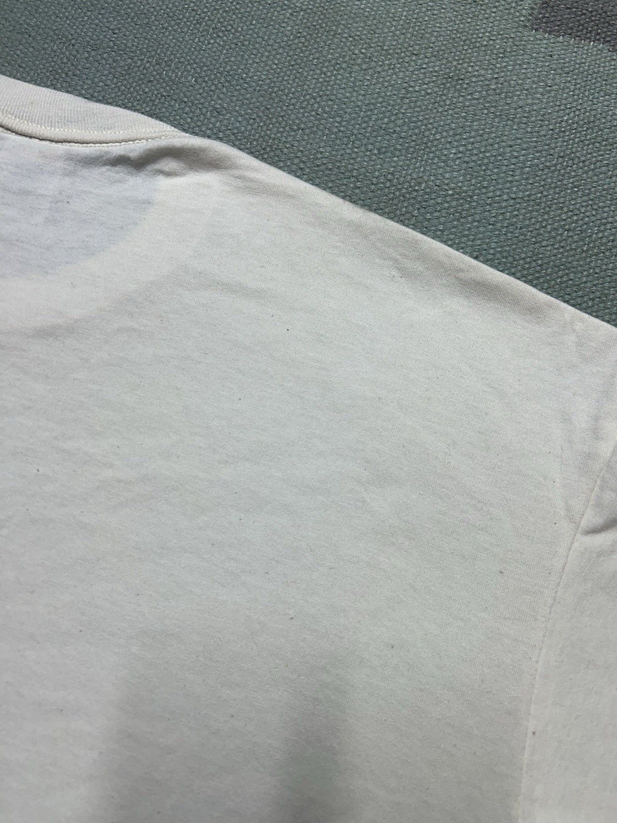 Vintage 80s blank white t shirt jerzees DEADSTOCK STAINS grunge XXL Size US XXL / EU 58 / 5 - 14 Thumbnail