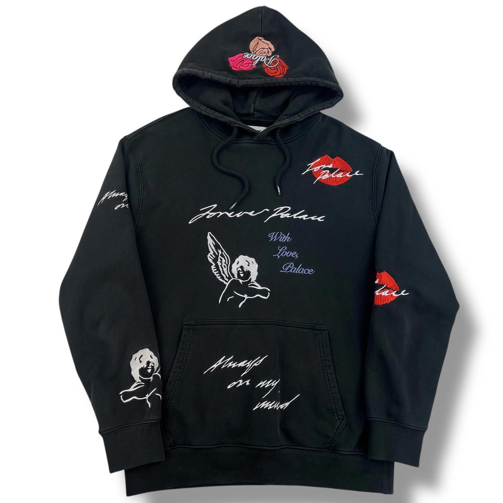Palace Palace Love Letter Black Hoodie Size US M / EU 48-50 / 2 - 2 Thumbnail