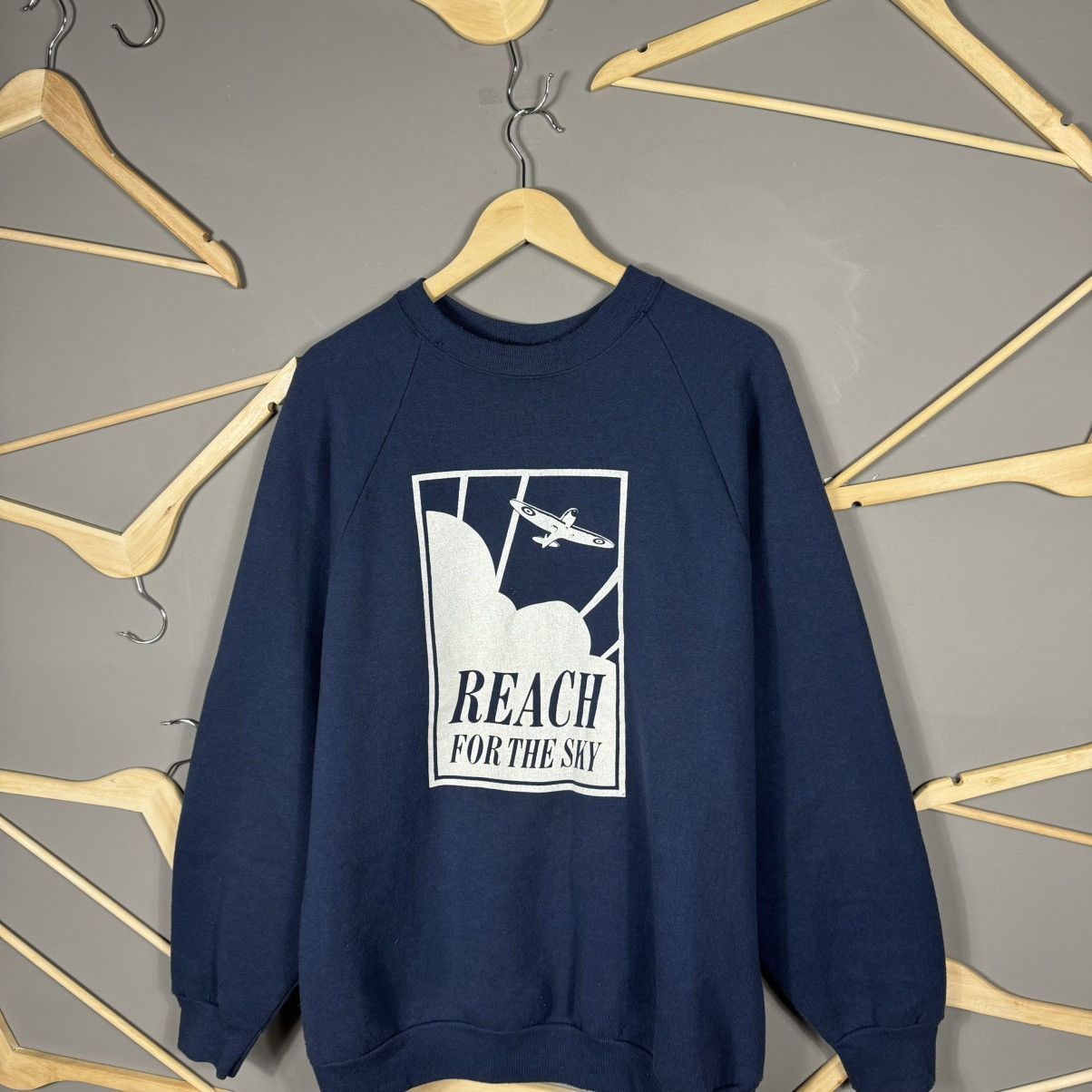 Vintage Vintage 90s Reach For The Sky Movie Crew Neck Size US XL / EU 56 / 4 - 2 Thumbnail