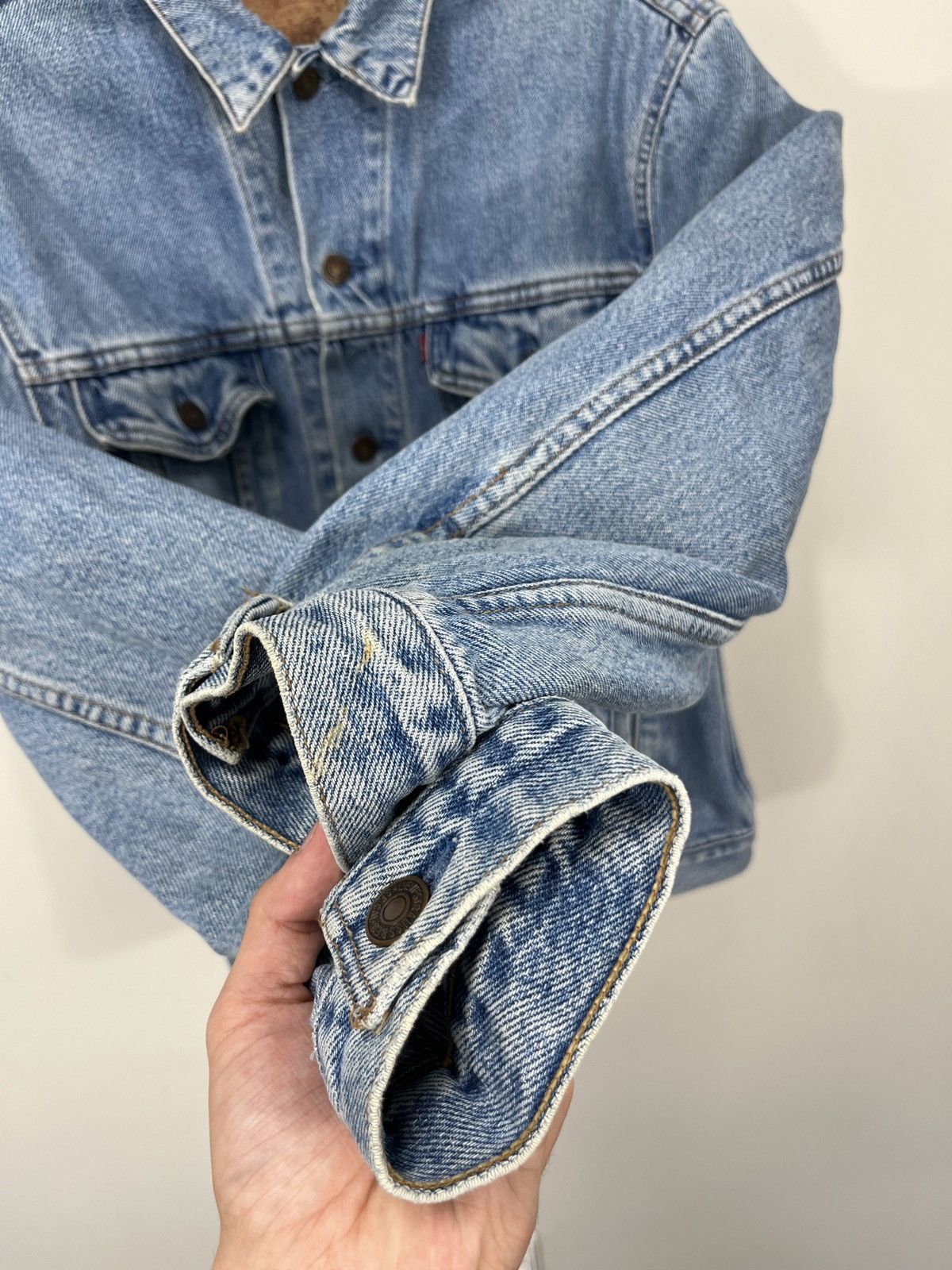 Levi's Vintage Levi’s USA Light Blue Hype Denim Jacket Size US M / EU 48-50 / 2 - 8 Thumbnail