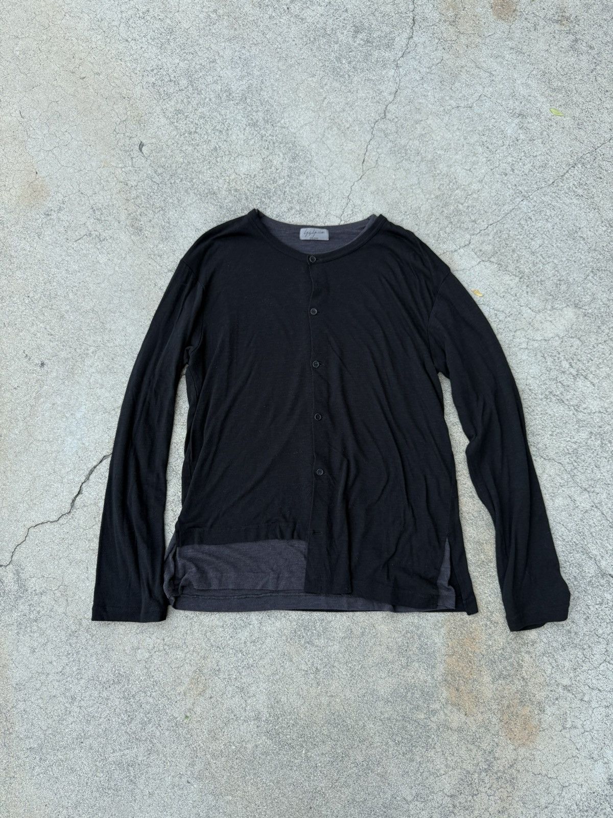 Yohji Yamamoto Yohji Yamamoto Pour Homme Double Layered Cardigan Size US M / EU 48-50 / 2 - 1 Thumbnail