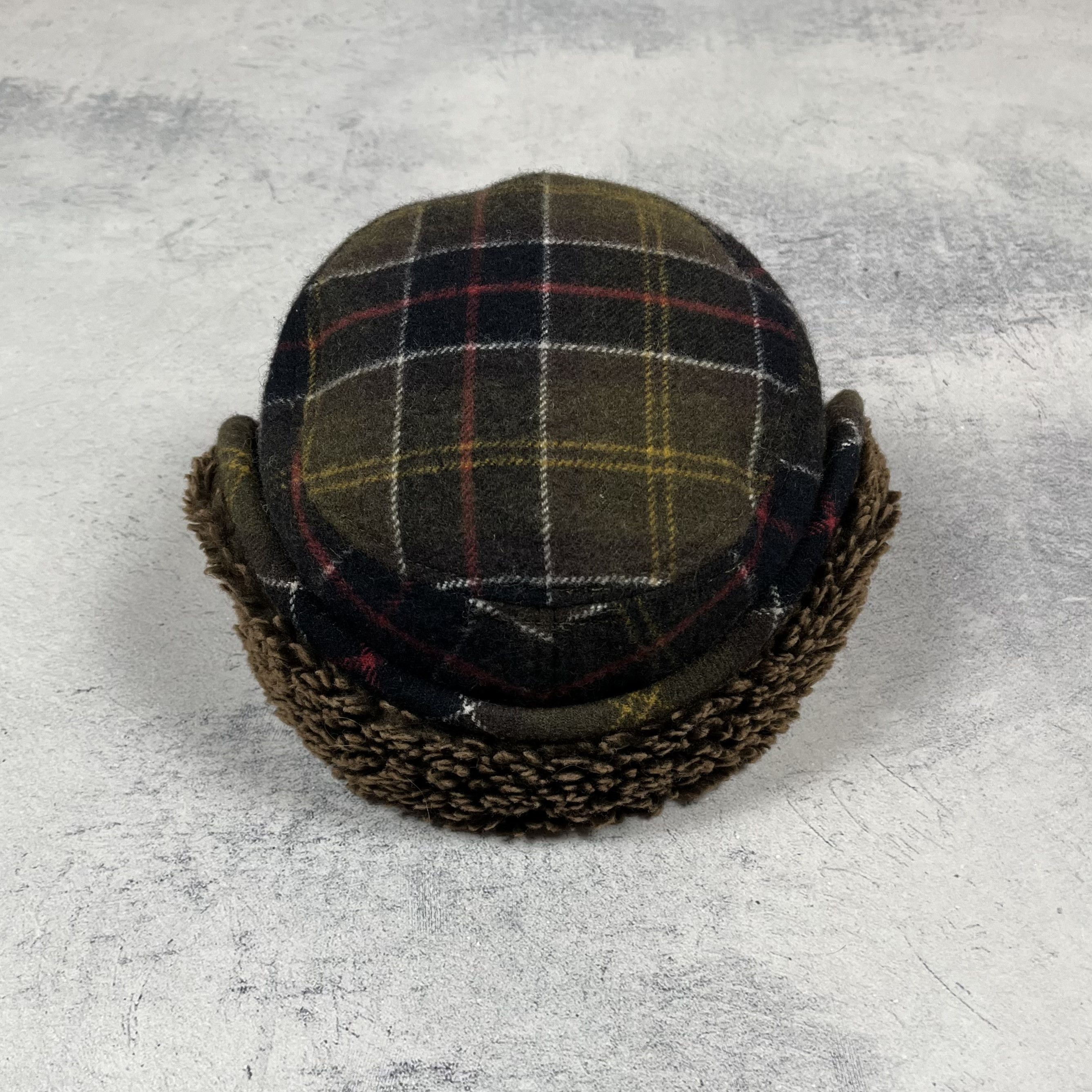 Barbour Barbour Winter Ear Flaps Wool Tartan Cap Size ONE SIZE - 4 Thumbnail
