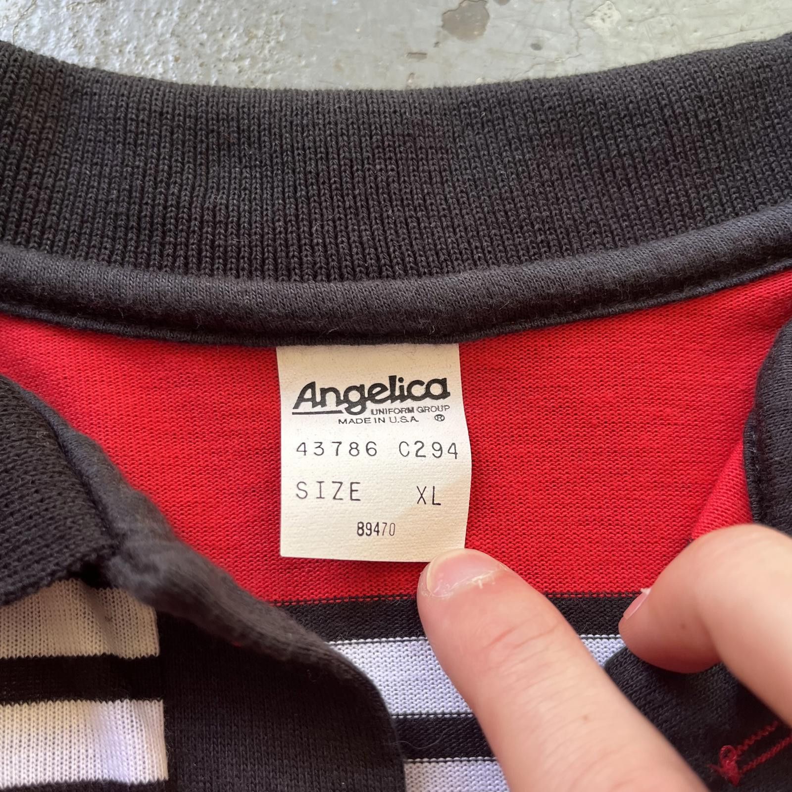 Vintage Vintage 80s Deadstock Arkansas Razorbacks Polo Striped Shirt Size US XL / EU 56 / 4 - 3 Thumbnail